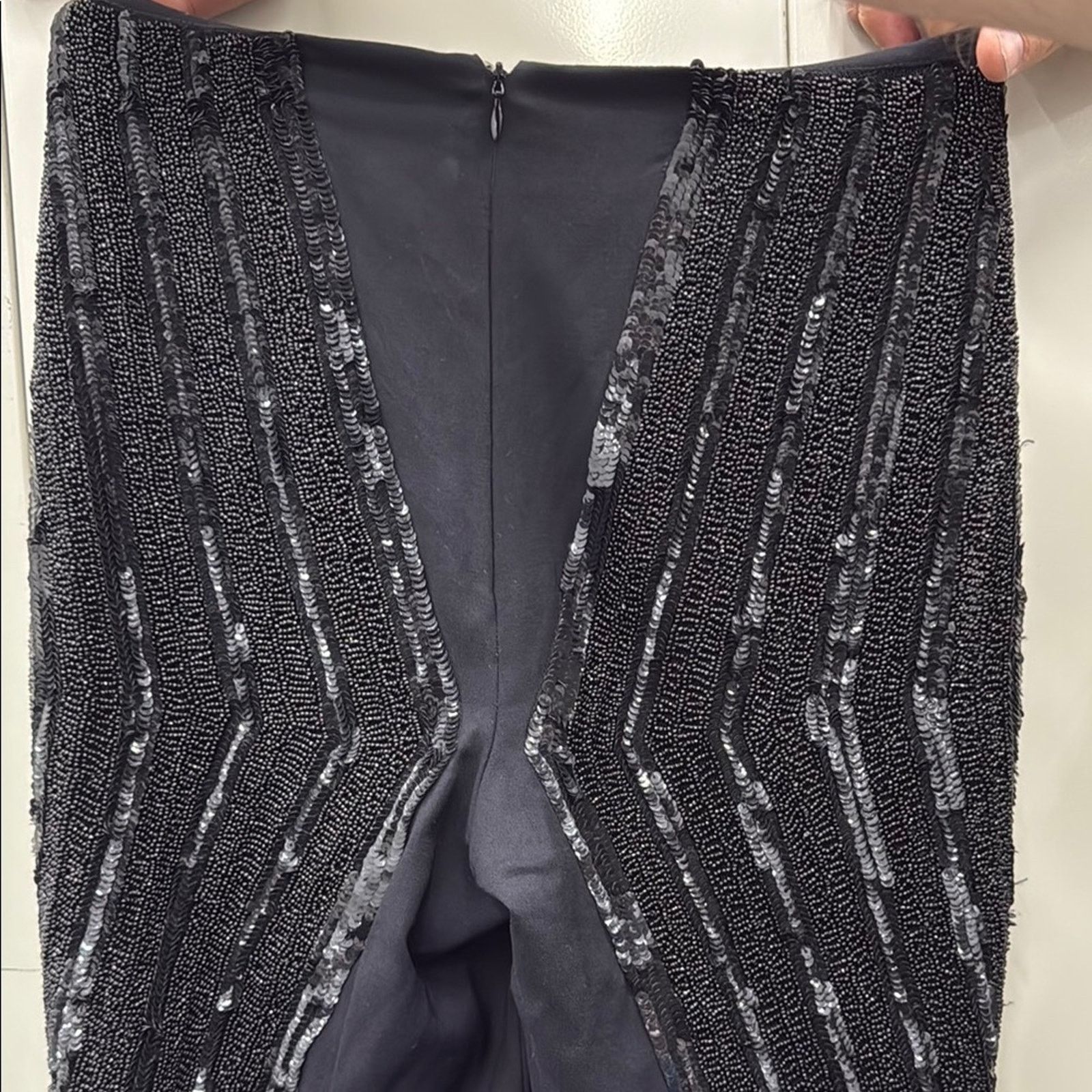 La Perla La Perla Elegant Black Sequin and beaded Embellished Pants Size 27" / US 4 / IT 40 - 3 Thumbnail