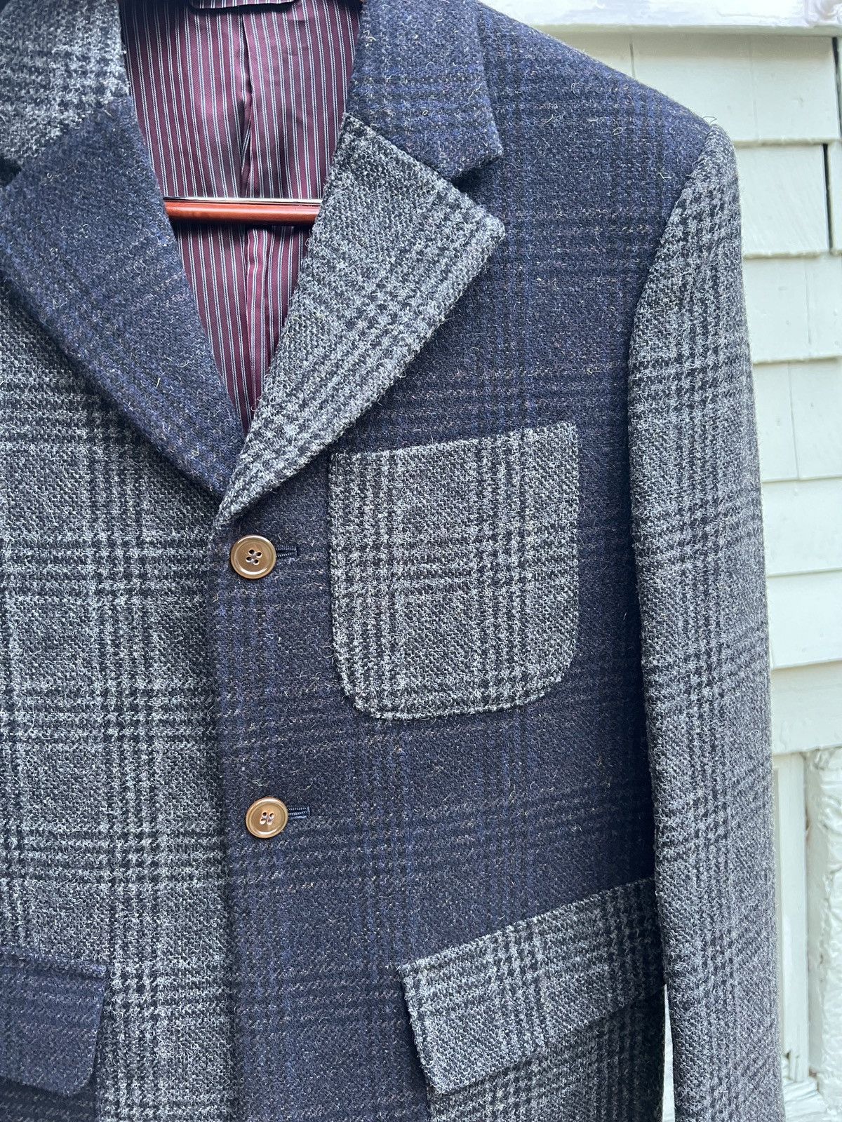 Vivienne Westwood Vivienne Westwood Mens Wool Houndstooth Check Blazer 46 IT Size 46R - 2 Thumbnail