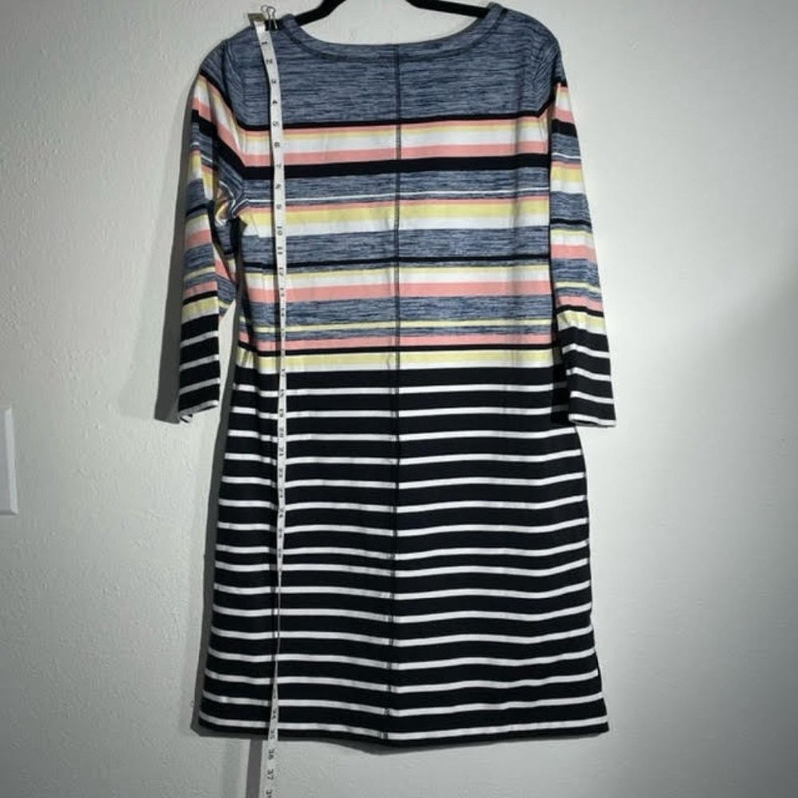 Other T By Talbots Striped Shift Dress Multicolor Size Medium Size M / US 6-8 / IT 42-44 - 3 Thumbnail