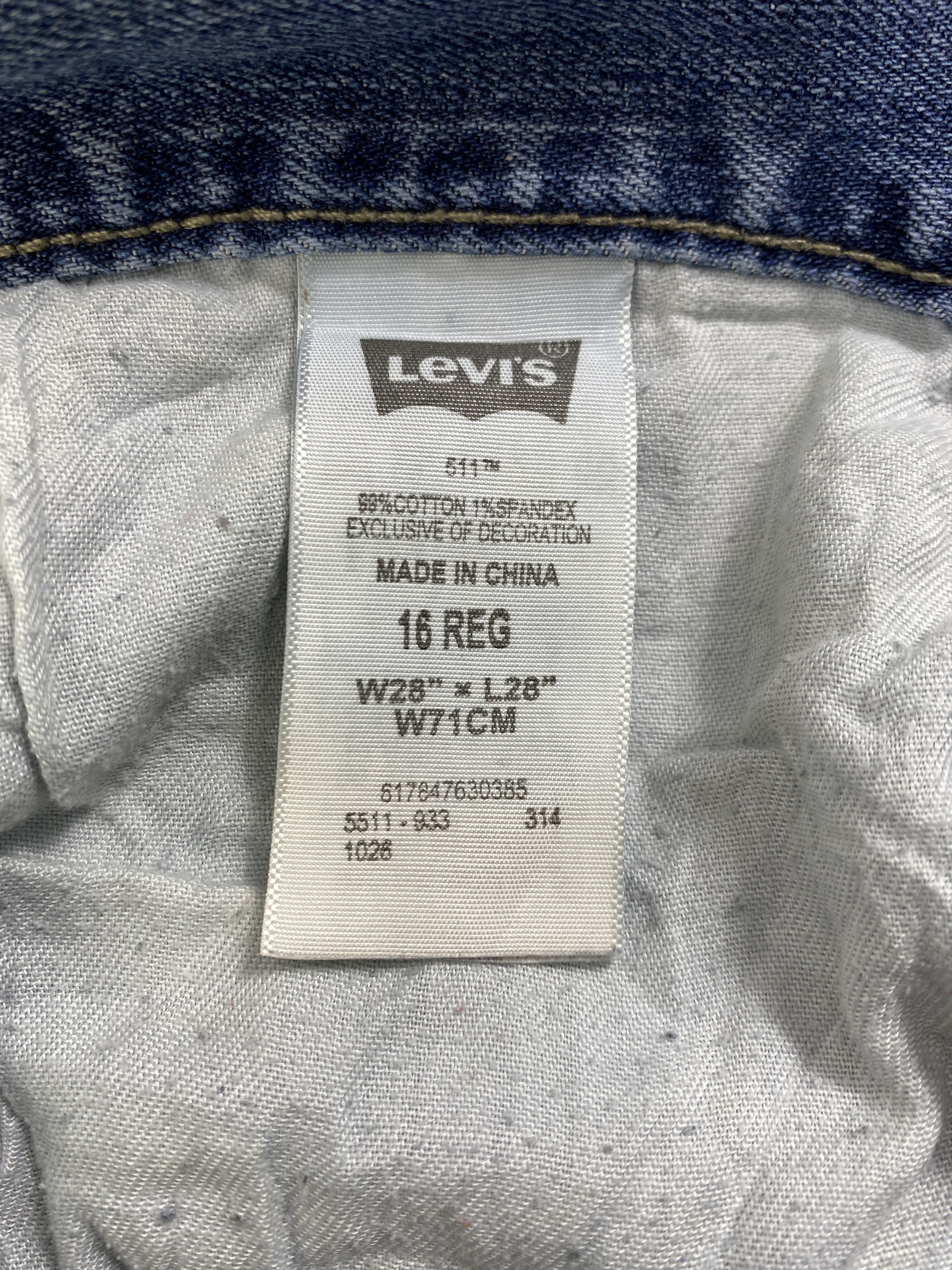 Levi's Light Wash Levi's 511 Jeans 28x28 Denim -SJ162 Size US 28 / EU 44 - 9 Thumbnail