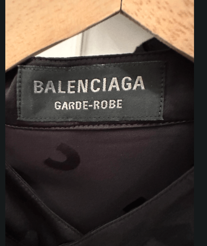 Balenciaga Hooded duchesse-satin blouse Oversized Black M Size M / US 6-8 / IT 42-44 - 3 Thumbnail