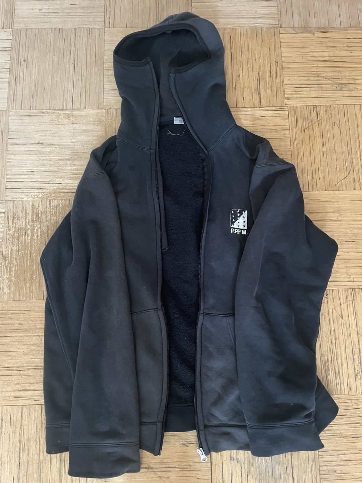 トップス 00s PPFM big hood wzip hoodie archive トップス 00s PPFM