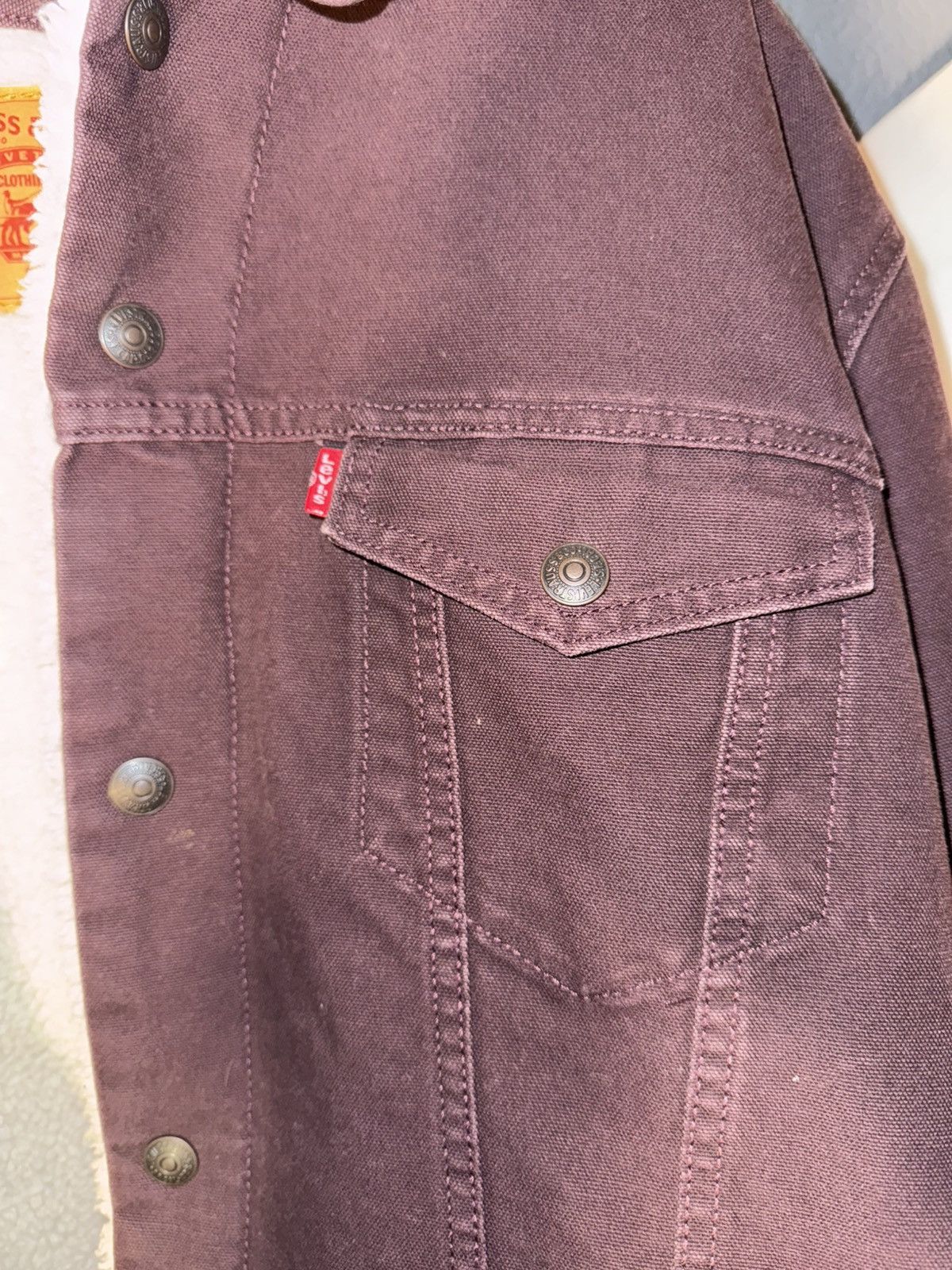 Levi's Red Levi’s Trucker Jacket Size US XL / EU 56 / 4 - 3 Thumbnail