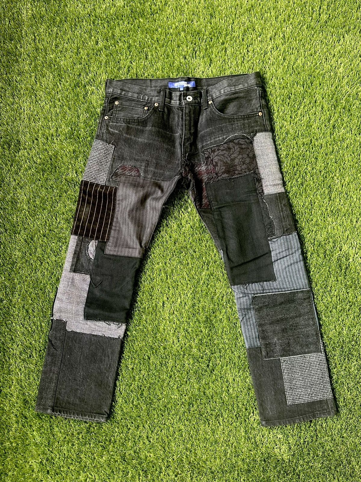 Comme des Garcons JUNYA WATANABE MAN 4 AW21 CDG Patchwork jeans Size US 33 - 1 Thumbnail