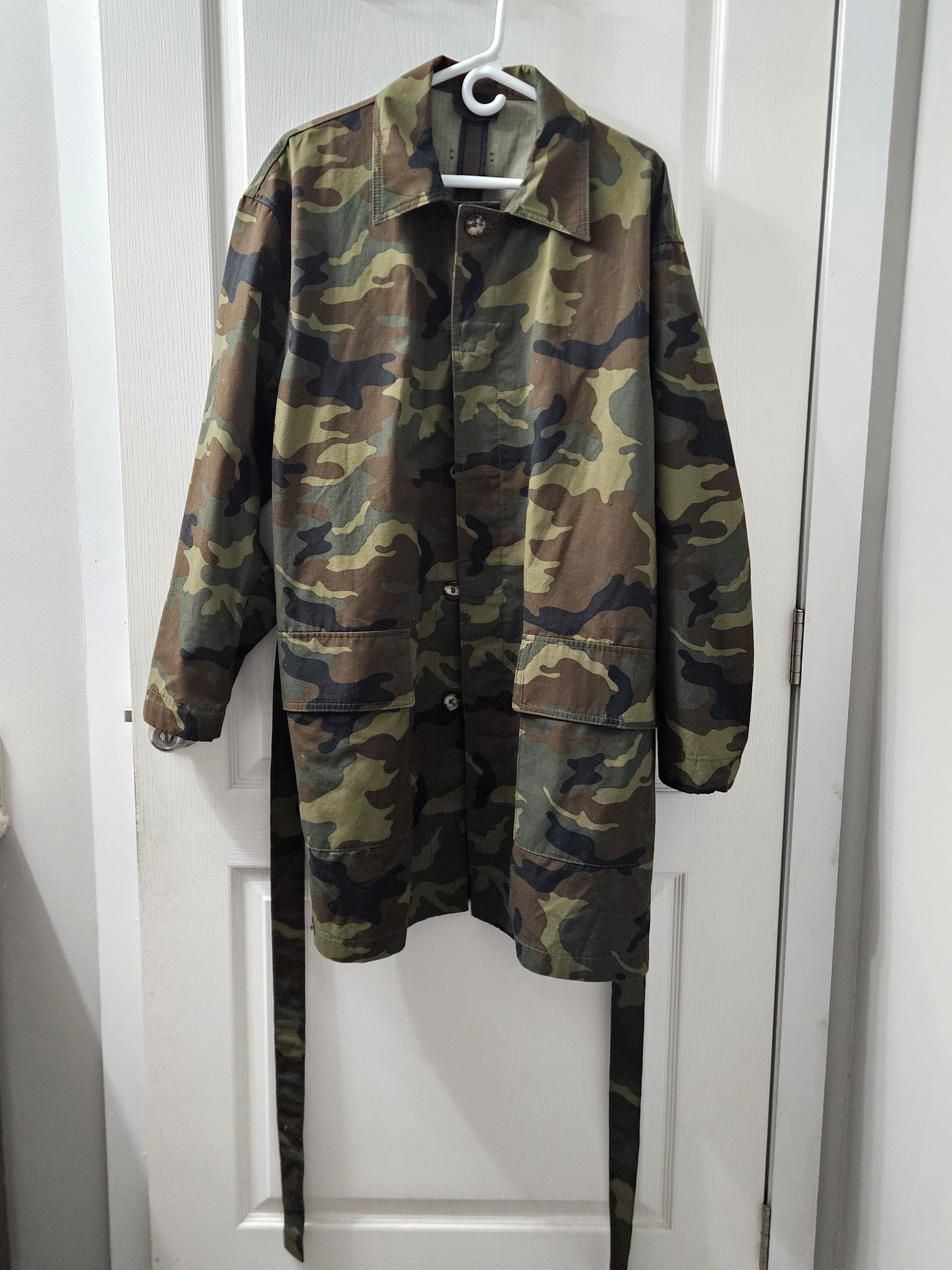 Fear of God 7th Collection Camo Jacket w/Belt