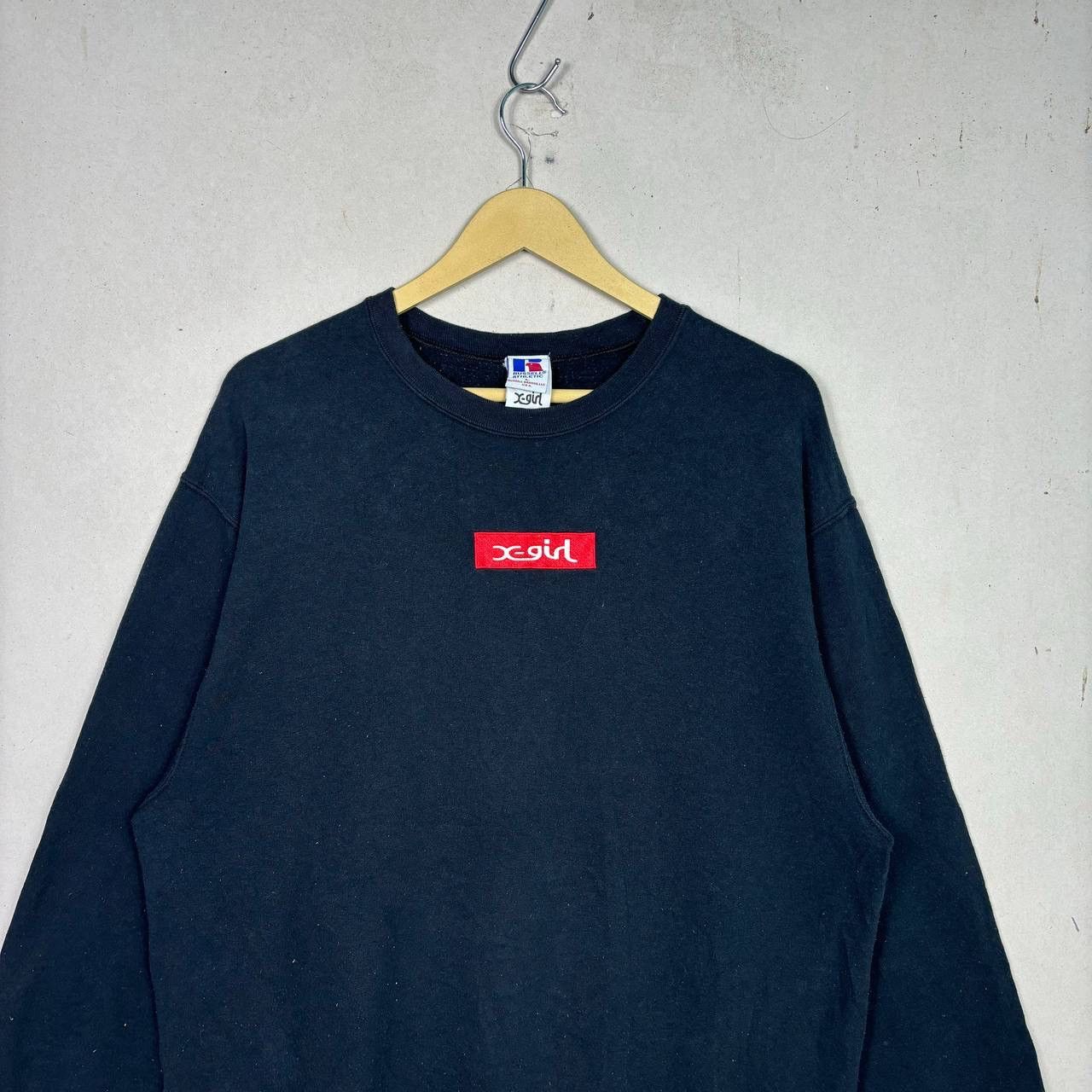 Russell Athletic X-Girl x Russell Athletic Red Box Logo Crewneck Sweatshirt L Size US L / EU 52-54 / 3 - 3 Thumbnail