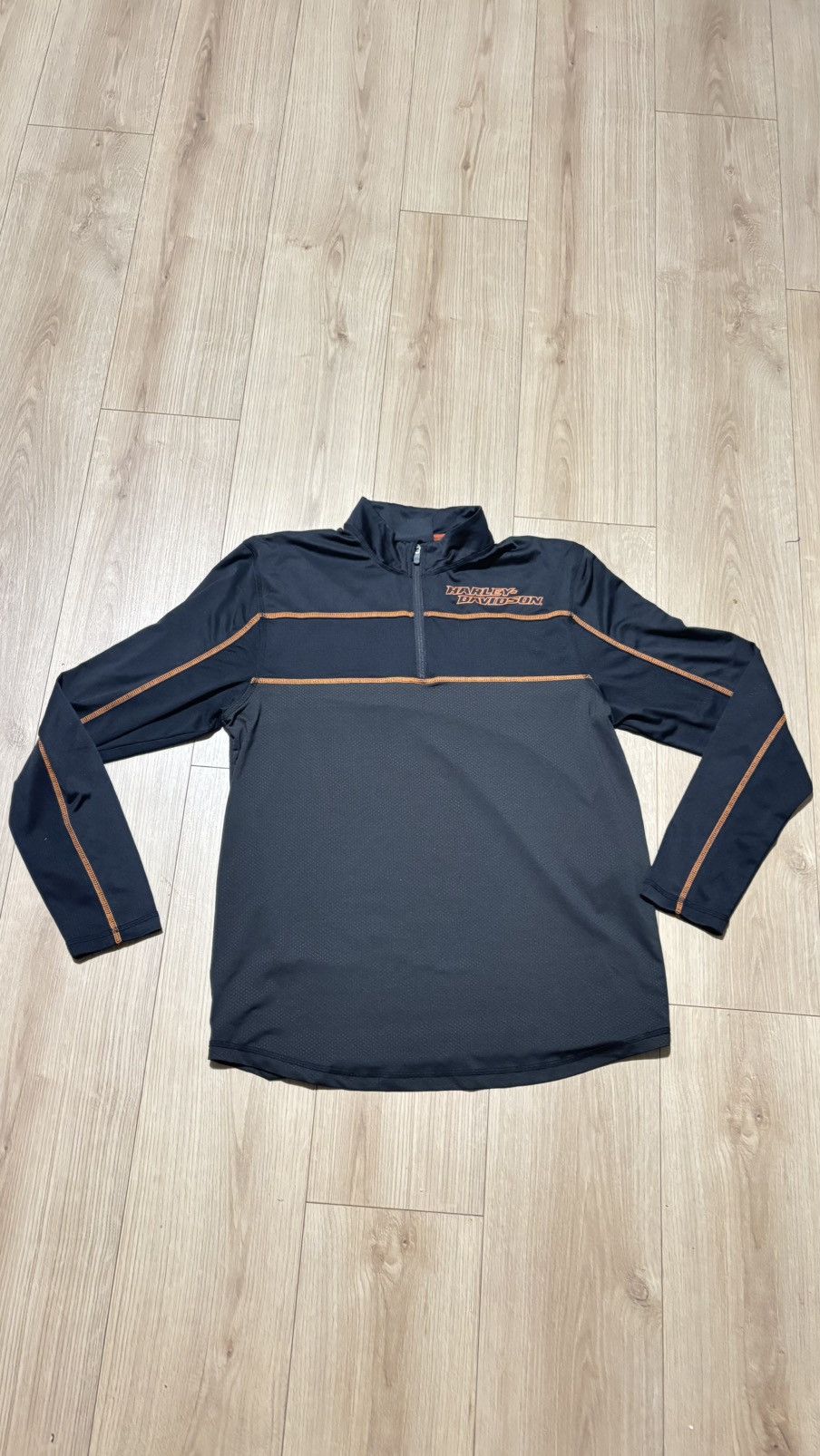 Harley Davidson Harley Davison Vintage Black Shirt Long Sleeve Men's Size M Size US M / EU 48-50 / 2 - 1 Thumbnail