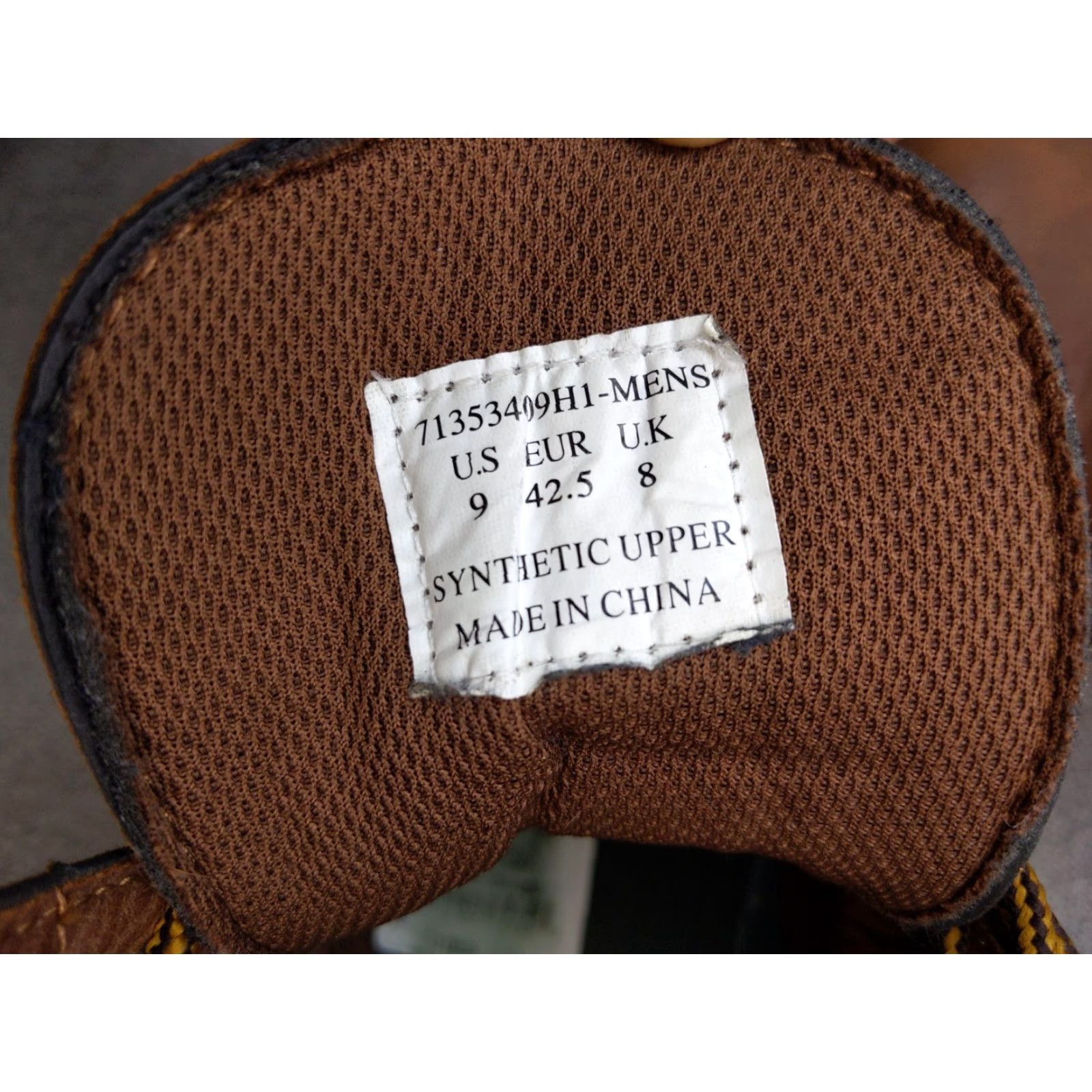 Vintage G.H. Bass Boots Mens Size 9 Brown Lace Up Ankle Work Hiking Synthetic Boots Size US 9 / EU 42 - 3 Thumbnail