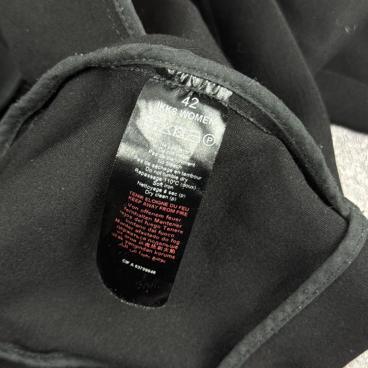 If Six Was Nine Black Double-Breasted Napoleon Jacket / Military Style Size L / US 10 / IT 46 - 9 Thumbnail