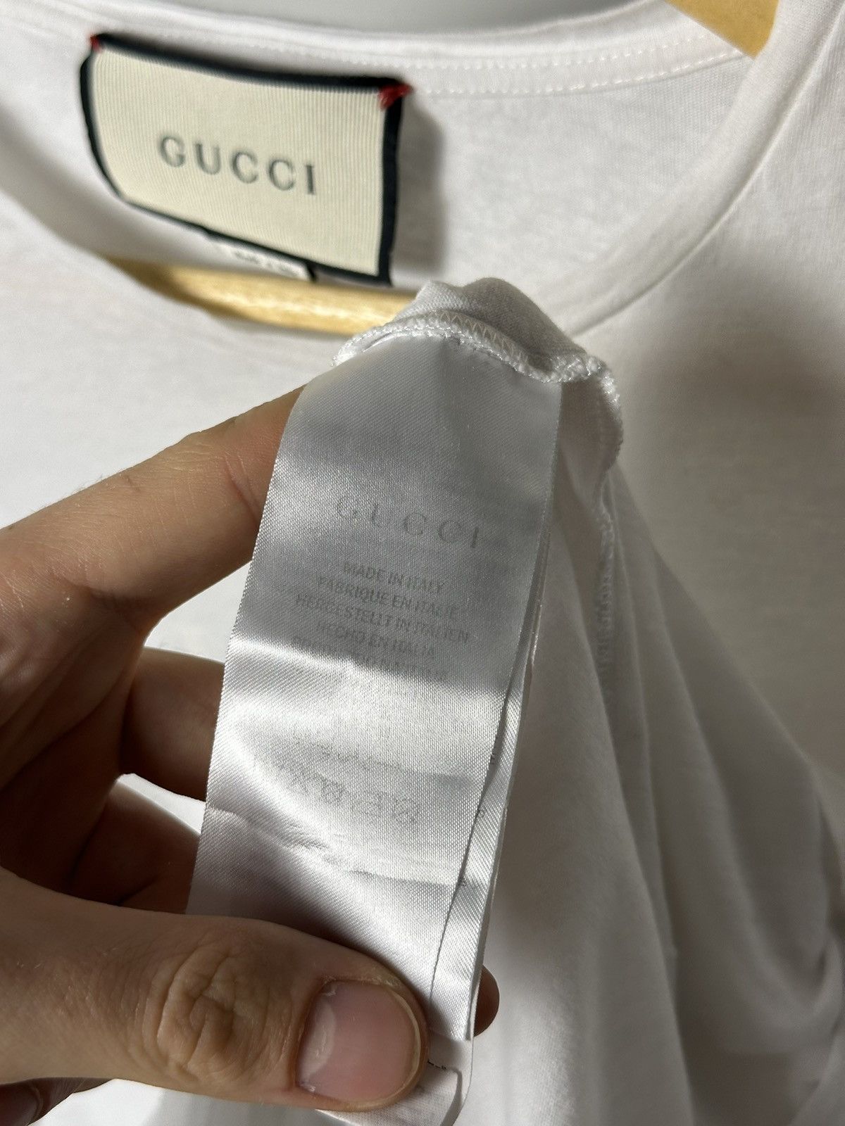 Gucci Gucci Thin Big Logo Tee Size US M / EU 48-50 / 2 - 5 Thumbnail