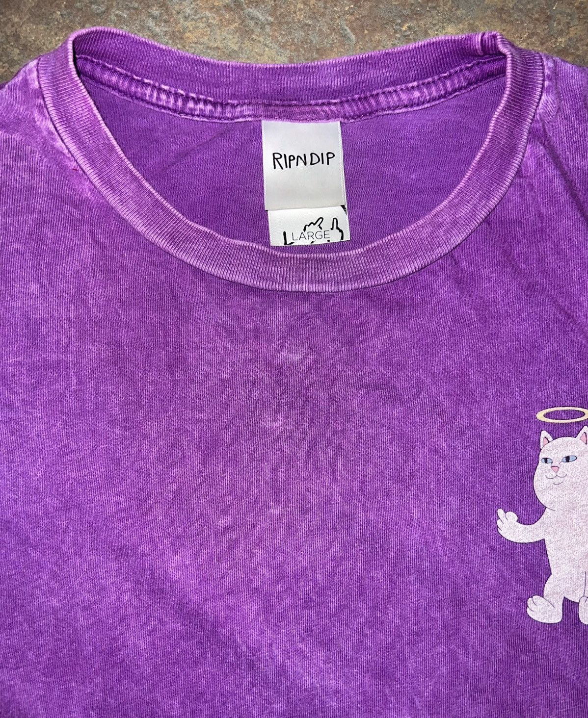 RIPNDIP RIPNDIP HALO BABY NERMAL T-SHIRT Size US L / EU 52-54 / 3 - 13 Thumbnail