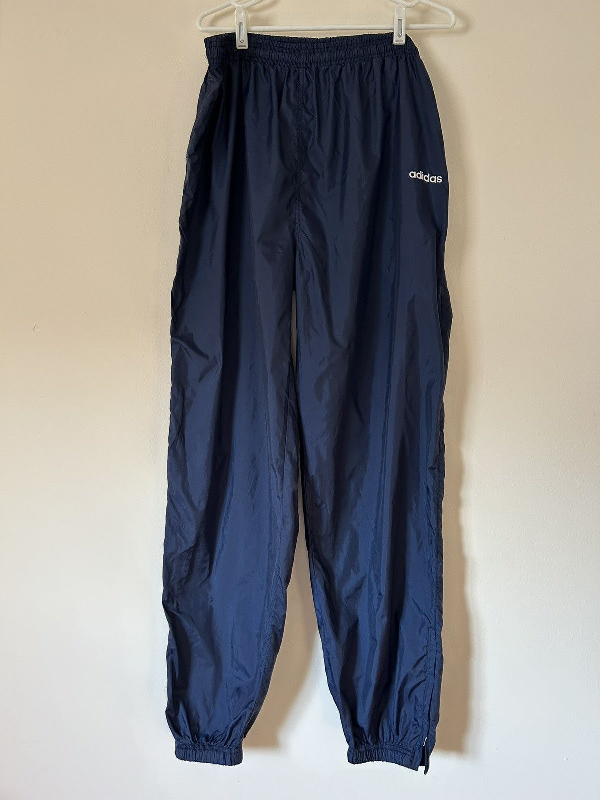 Adidas Vintage Adidas Navy track pants Size XL Size US 34 / EU 50 - 1 Thumbnail