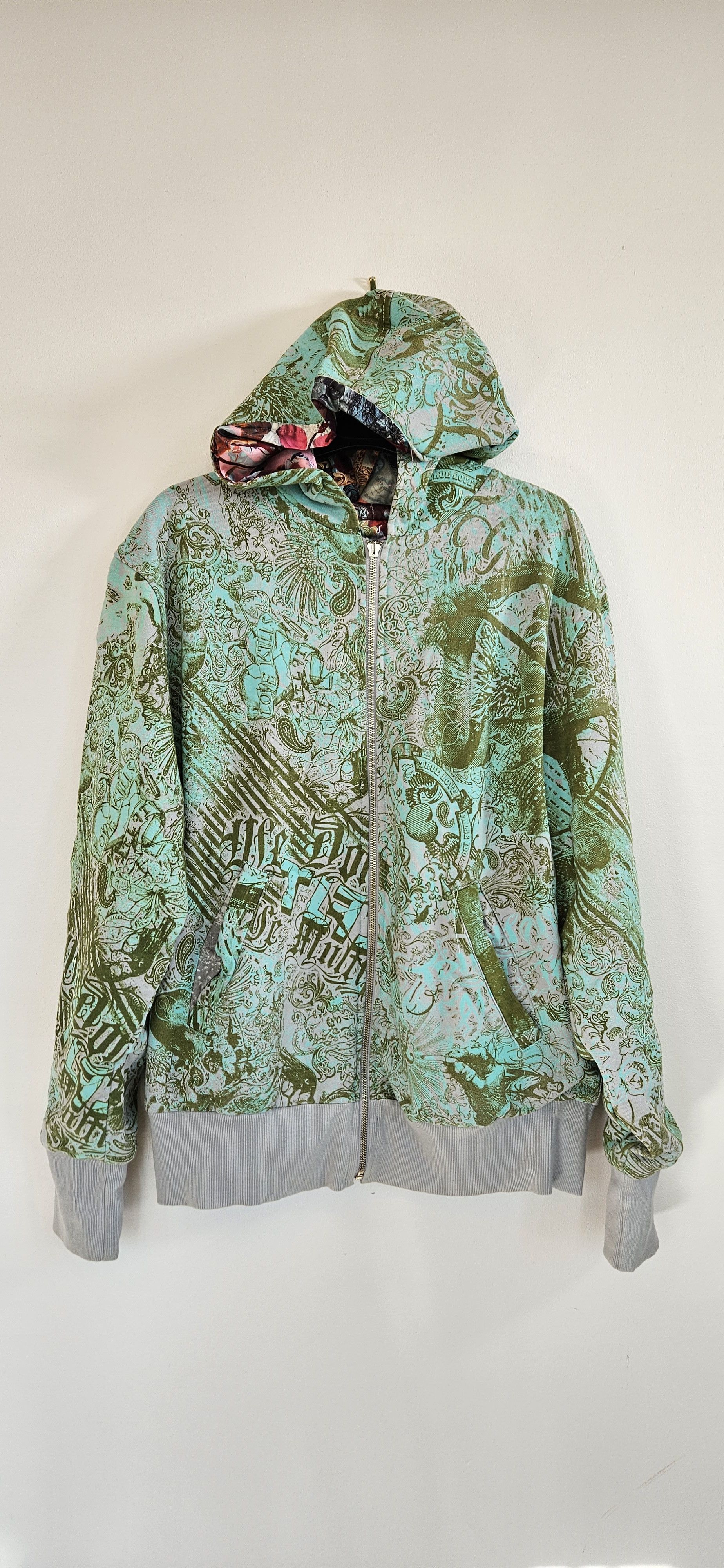 image of Made In USA x Vintage Late Night Hype Reversible in Grey, Men's (Size Large)