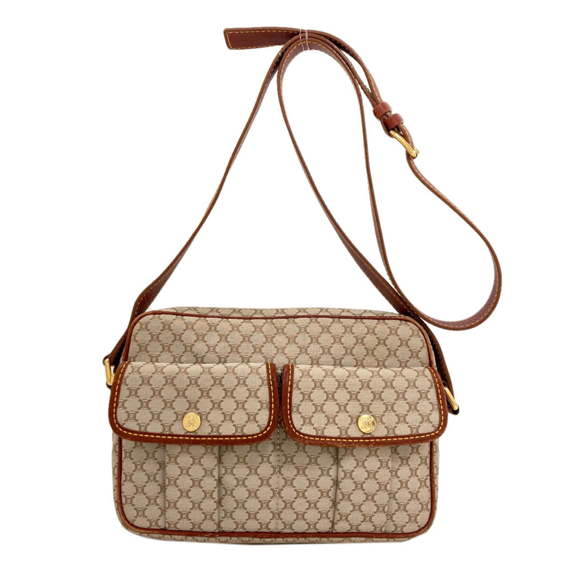 Celine Celine Macadam Pattern Canvas Shoulder Bag for Women Size ONE SIZE - 1 Thumbnail