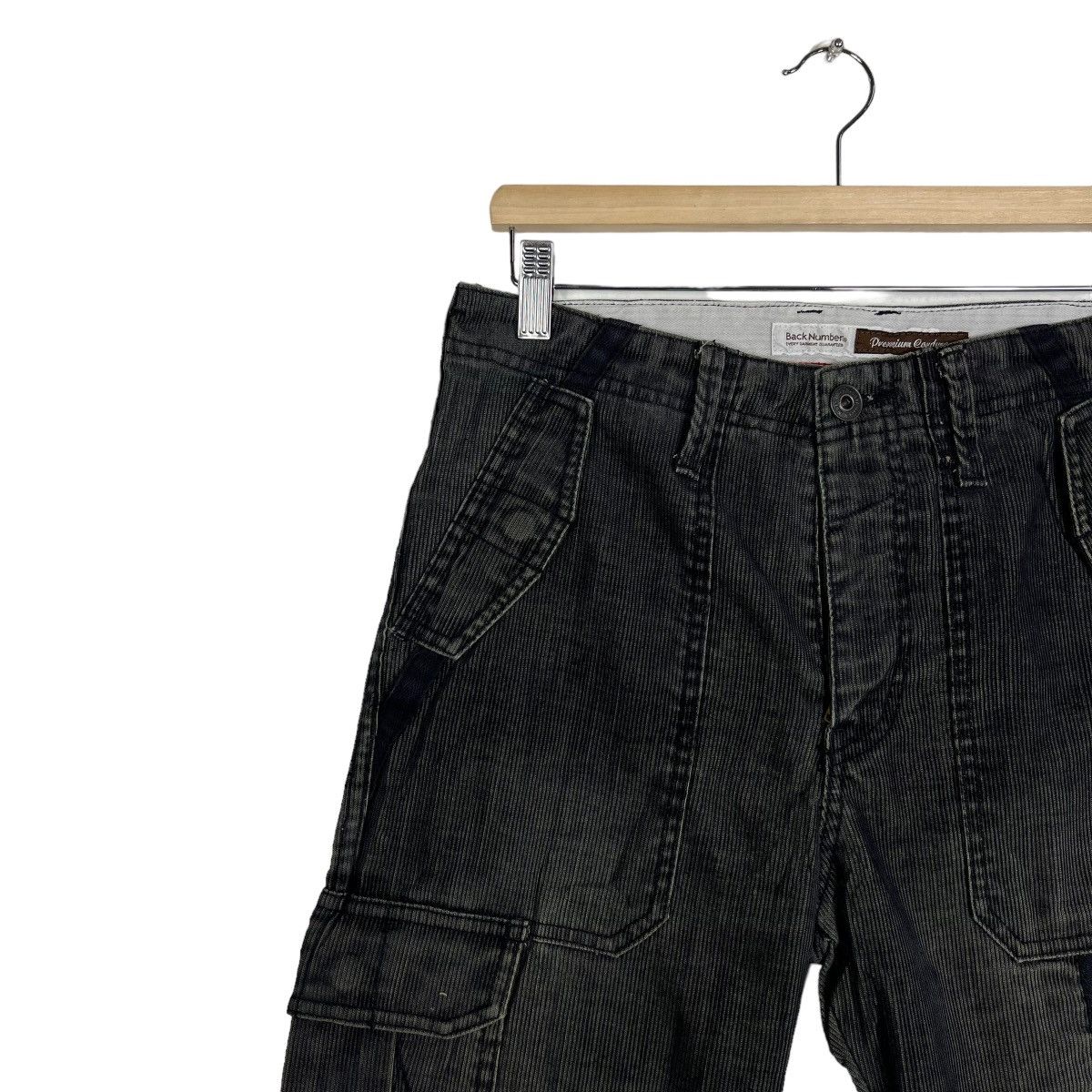 Japanese Brand 🔥 BACK NUMBER UTILITY CARGO 3 QUATER SHORT PANTS Size US 30 / EU 46 - 6 Thumbnail