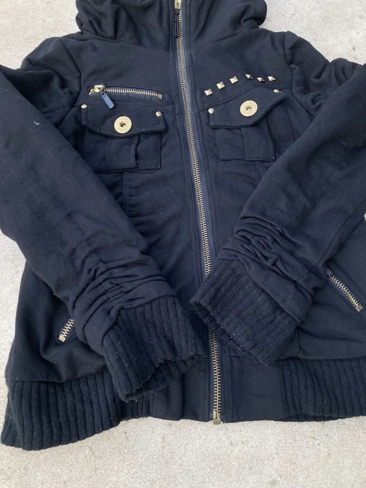 Japanese Brand Y2K Dig Deep Japan Pleated Sleeve Jacket Avant Garde Style Size US M / EU 48-50 / 2 - 6 Thumbnail