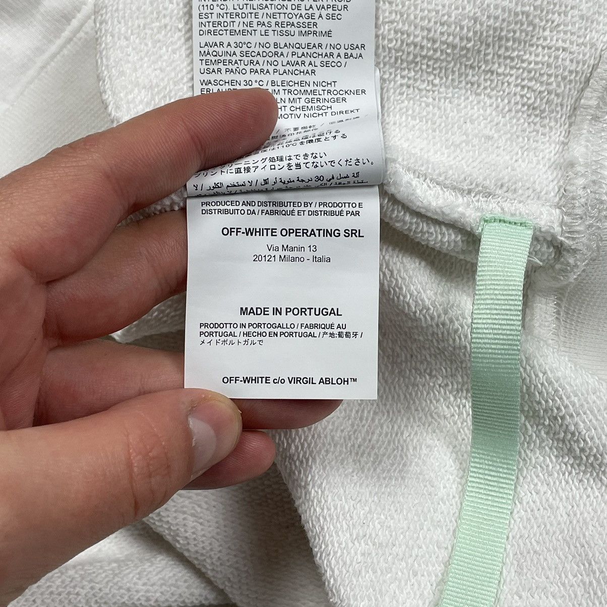 Off-White × Virgil Abloh Off-White Virgil Abloh 2018 Butterfly Oversize Short Hoodie Size M / US 6-8 / IT 42-44 - 21 Thumbnail