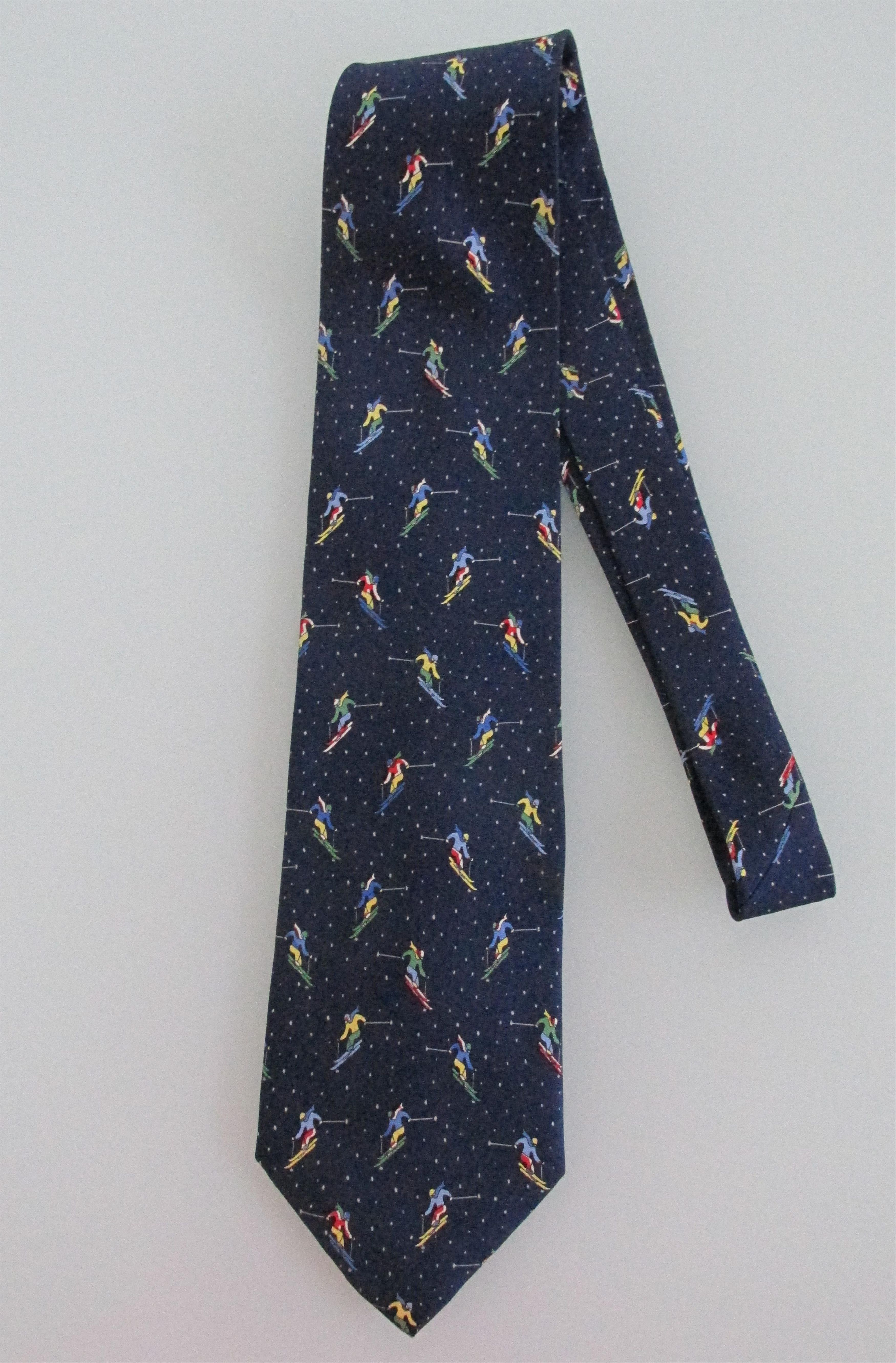 Other Alynn "Downhill Skier" Men's Silk Tie Size ONE SIZE - 1 Thumbnail