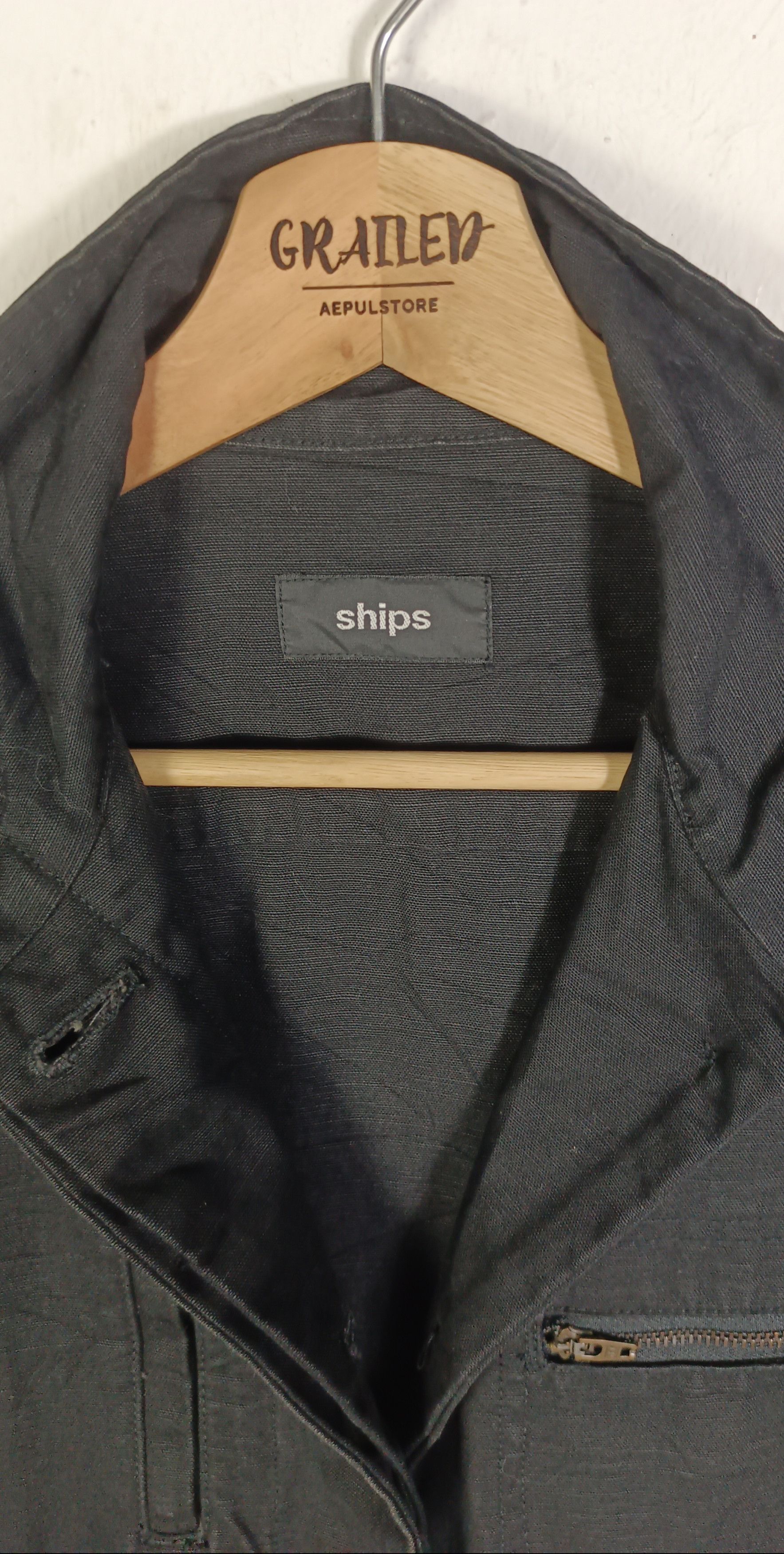 SHIPS Vintage Ships Jeans Multi Pocket Long Jacket Size US S / EU 44-46 / 1 - 8 Thumbnail