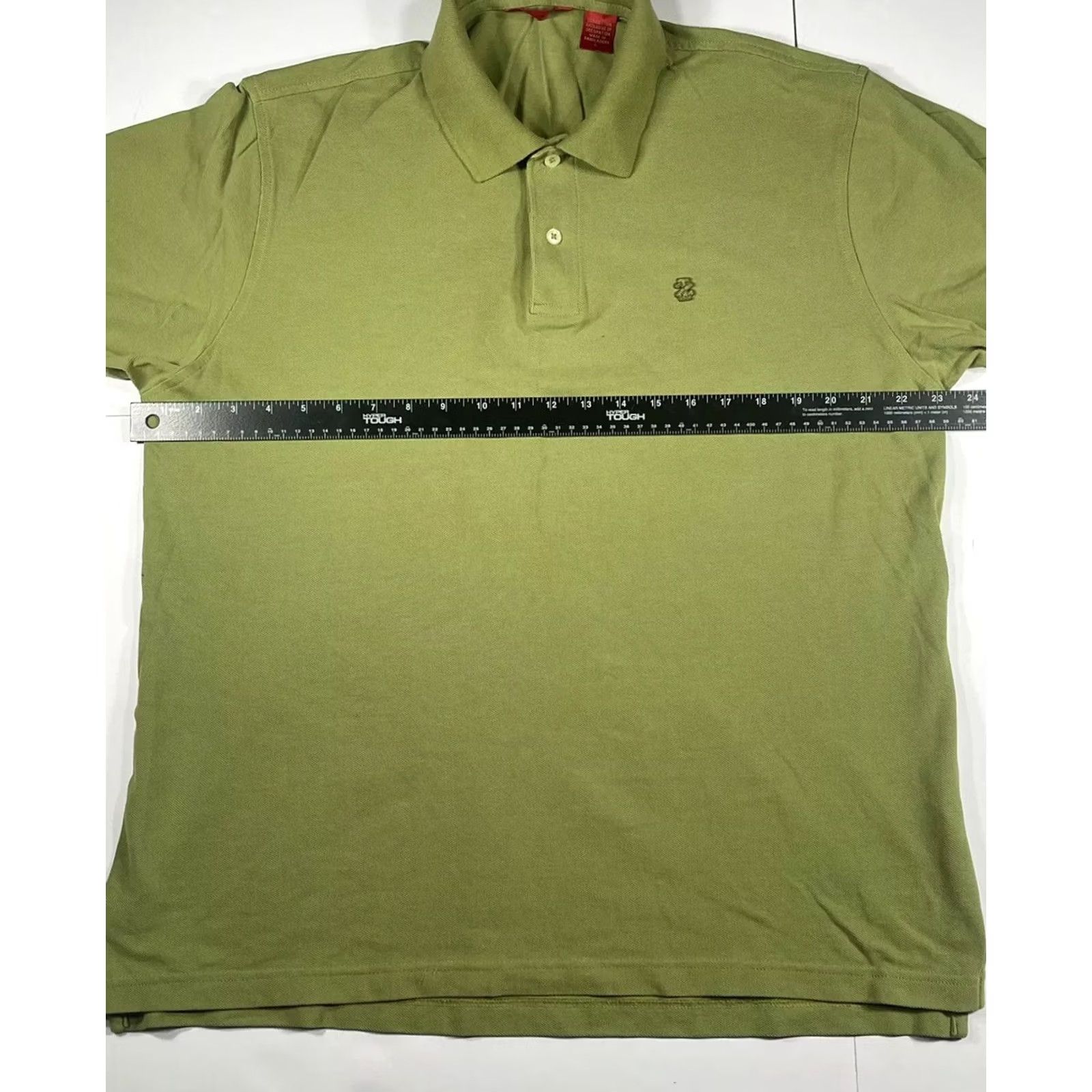 Izod Izod Polo Shirt Men Short Sleeve Size L Green 100% Cotton Solid Polo Rugby Shirt Men’sL Green 100% Cotton Size US L / EU 52-54 / 3 - 2 Thumbnail