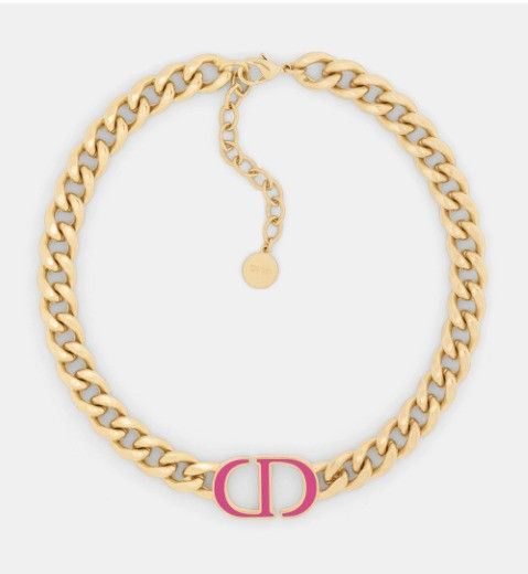 Dior o1w1db11024 Size: OS / Montaigne Choker in Gold Size ONE SIZE - 1 Thumbnail