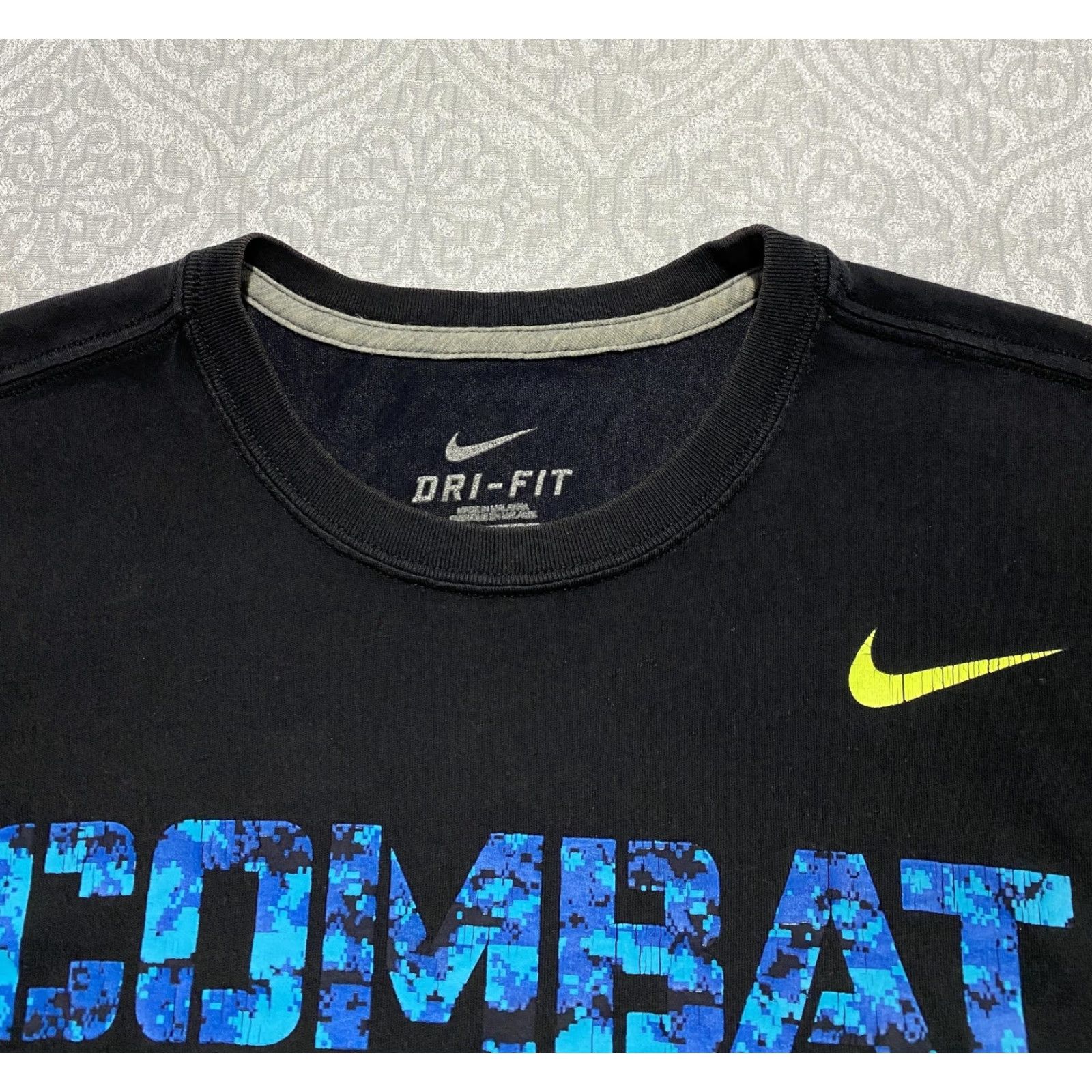 Nike Nike Combat Mode Shirt Mens Medium Black Dri-Fit Graphic Tee Sports Training Shirt Size US M / EU 48-50 / 2 - 2 Thumbnail