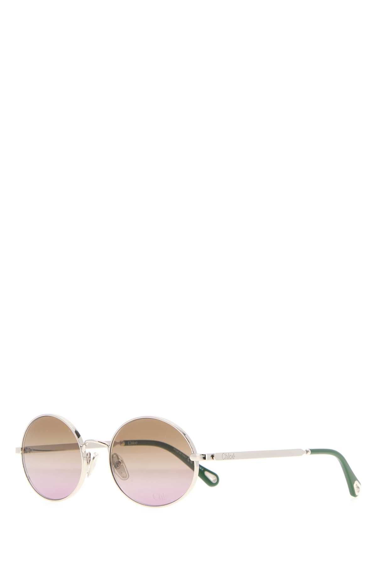 Chloe Silver Metal Sunglasses Size ONE SIZE - 1 Thumbnail