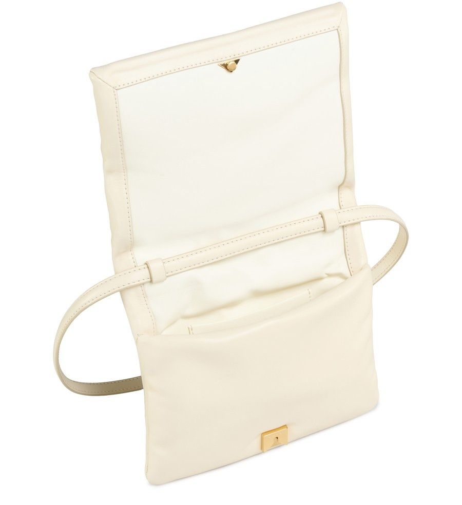 Marni o1w1db11125 Size :OS/Prisma Leather Clutch in White Size ONE SIZE - 3 Thumbnail