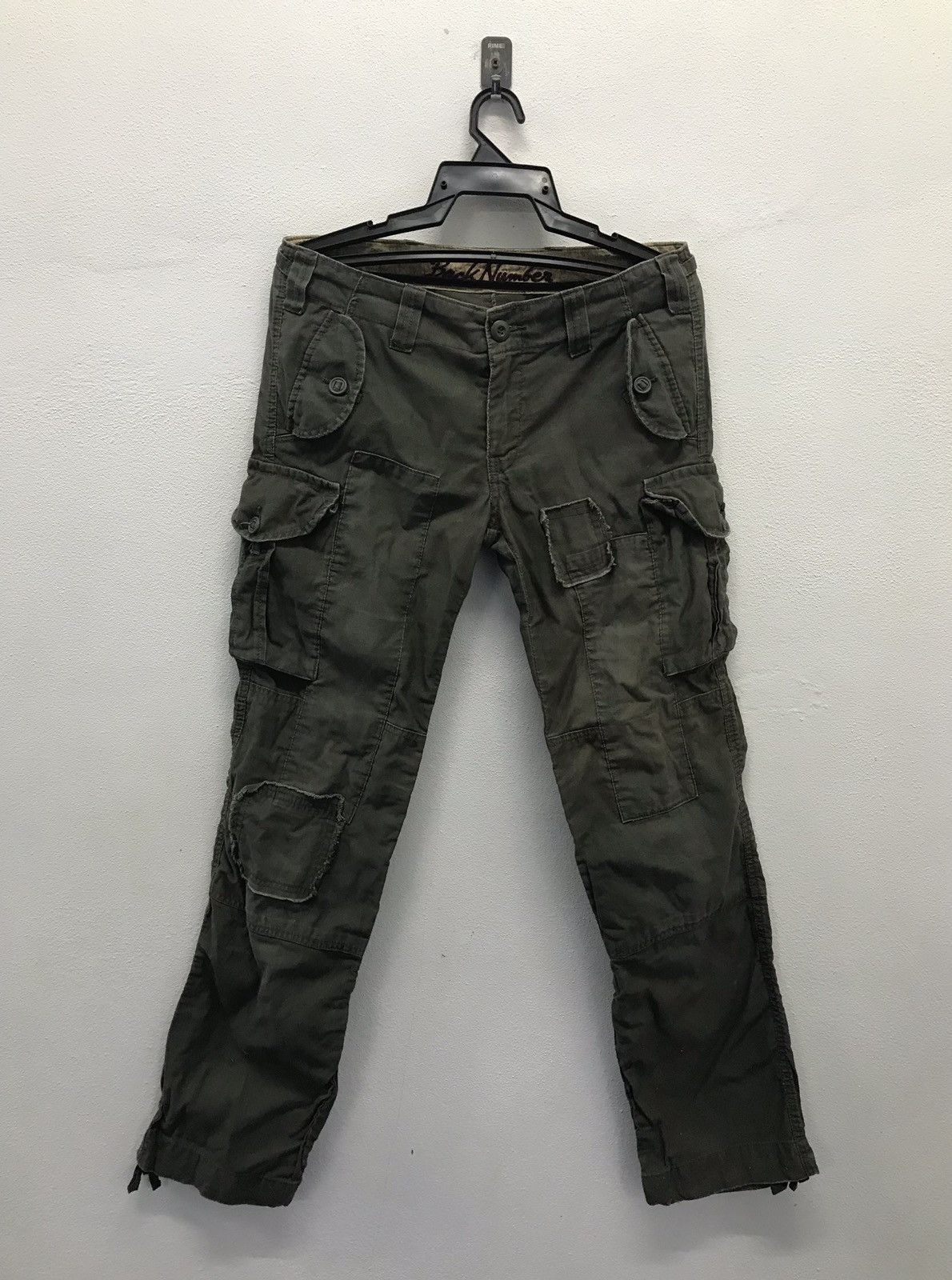 Japanese Brand × Vintage Vintage Back Number Cargo Pants Size US 33 - 1 Thumbnail