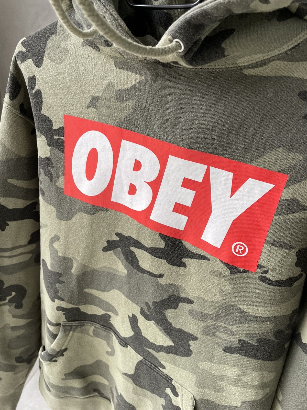 Obey Obey Hoodie Military Sweatshirt Size US M / EU 48-50 / 2 - 4 Thumbnail