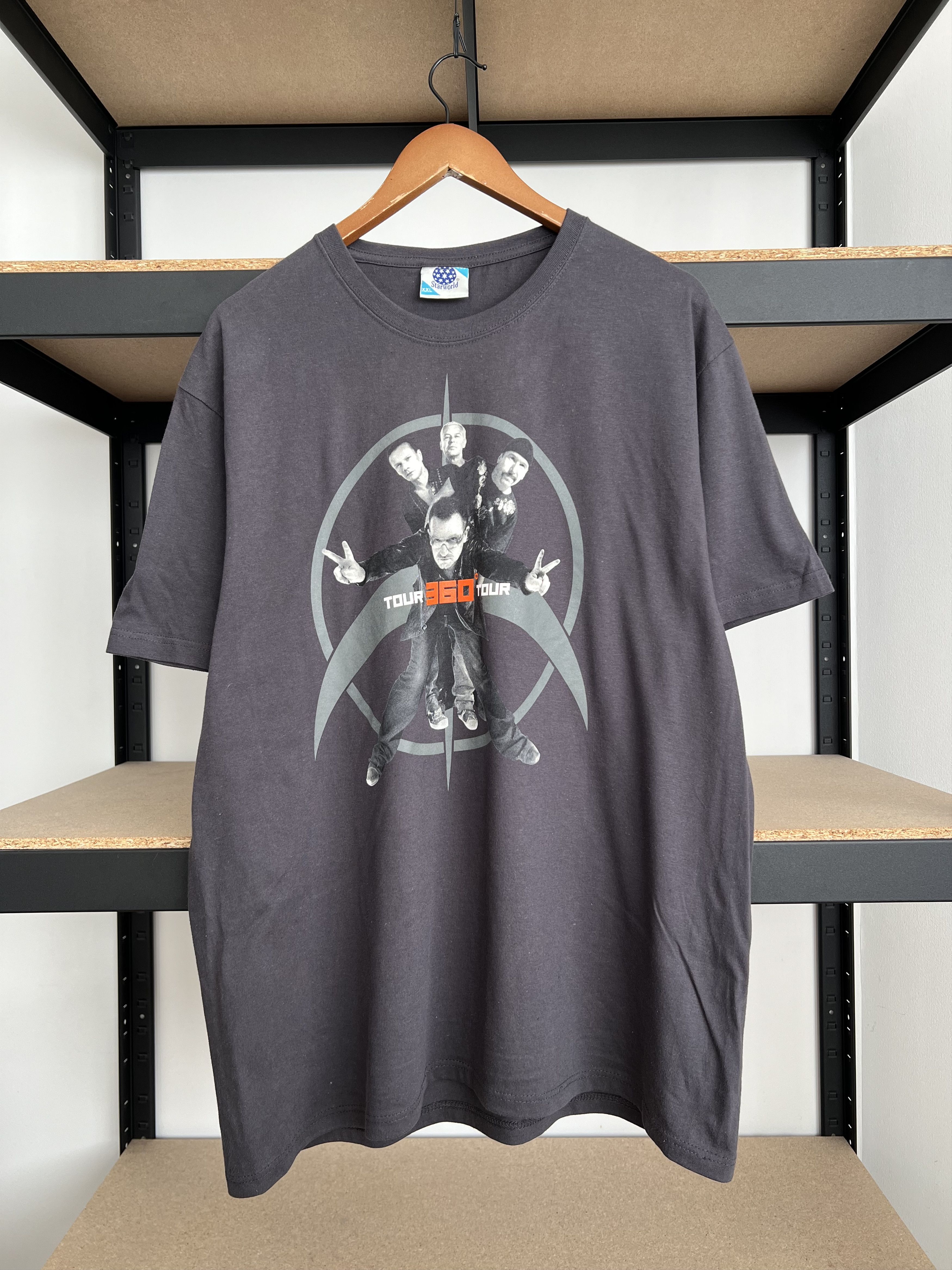 Band Tees Vintage 2000s U2 360 Tour Rock Band T-shirt Size US XXL / EU 58 / 5 - 1 Thumbnail