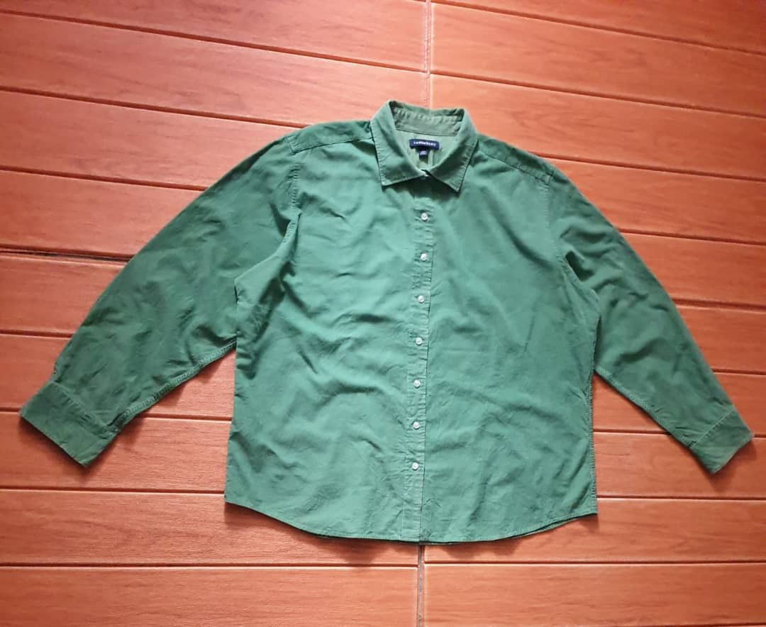 Lands' End Lands End Cudroy green Colour Shirt Size XL / US 12-14 / IT 48-50 - 6 Thumbnail