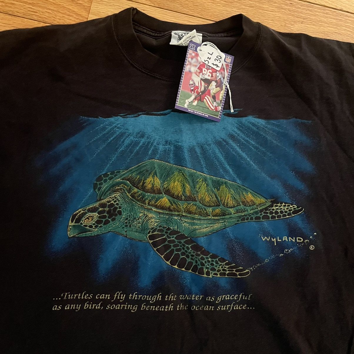 Vintage VTG Wayland Turtle Tee Size US L / EU 52-54 / 3 - 1 Thumbnail