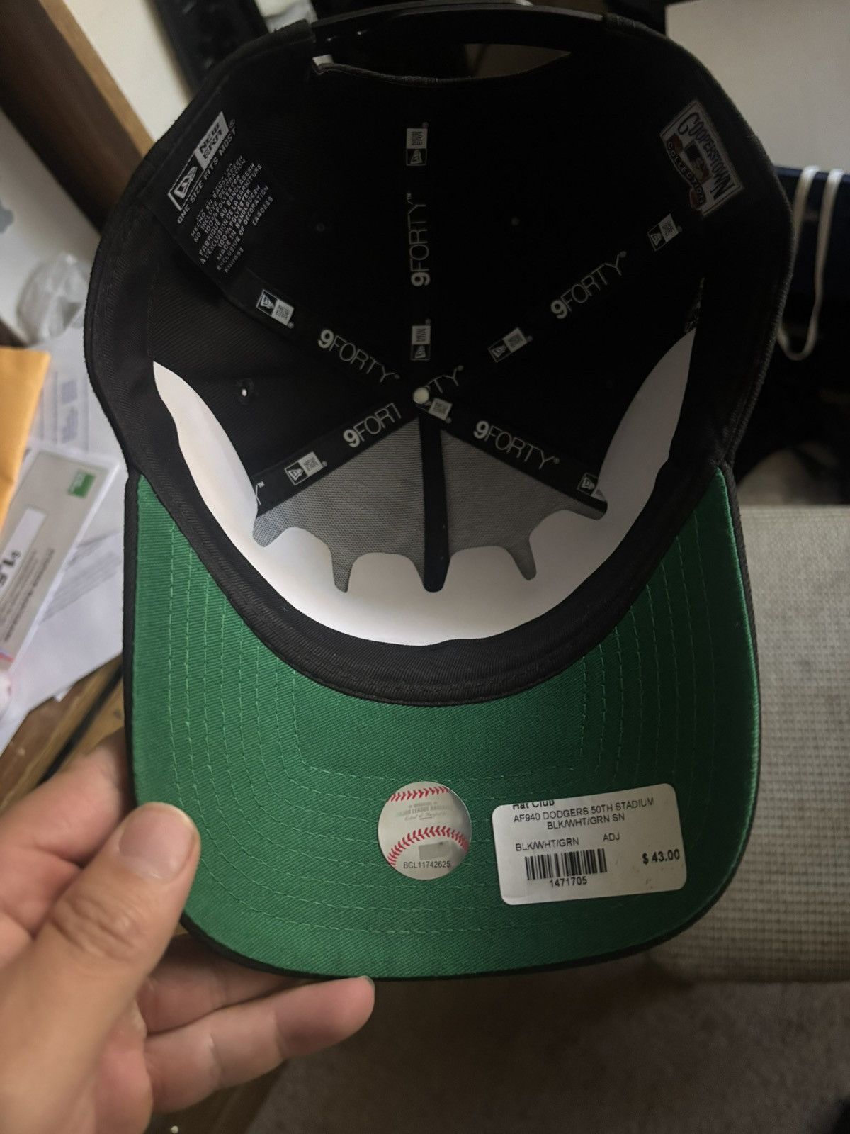 New Era New era los angeles dodgers 9forty a frame snapback hat Size ONE SIZE - 3 Thumbnail