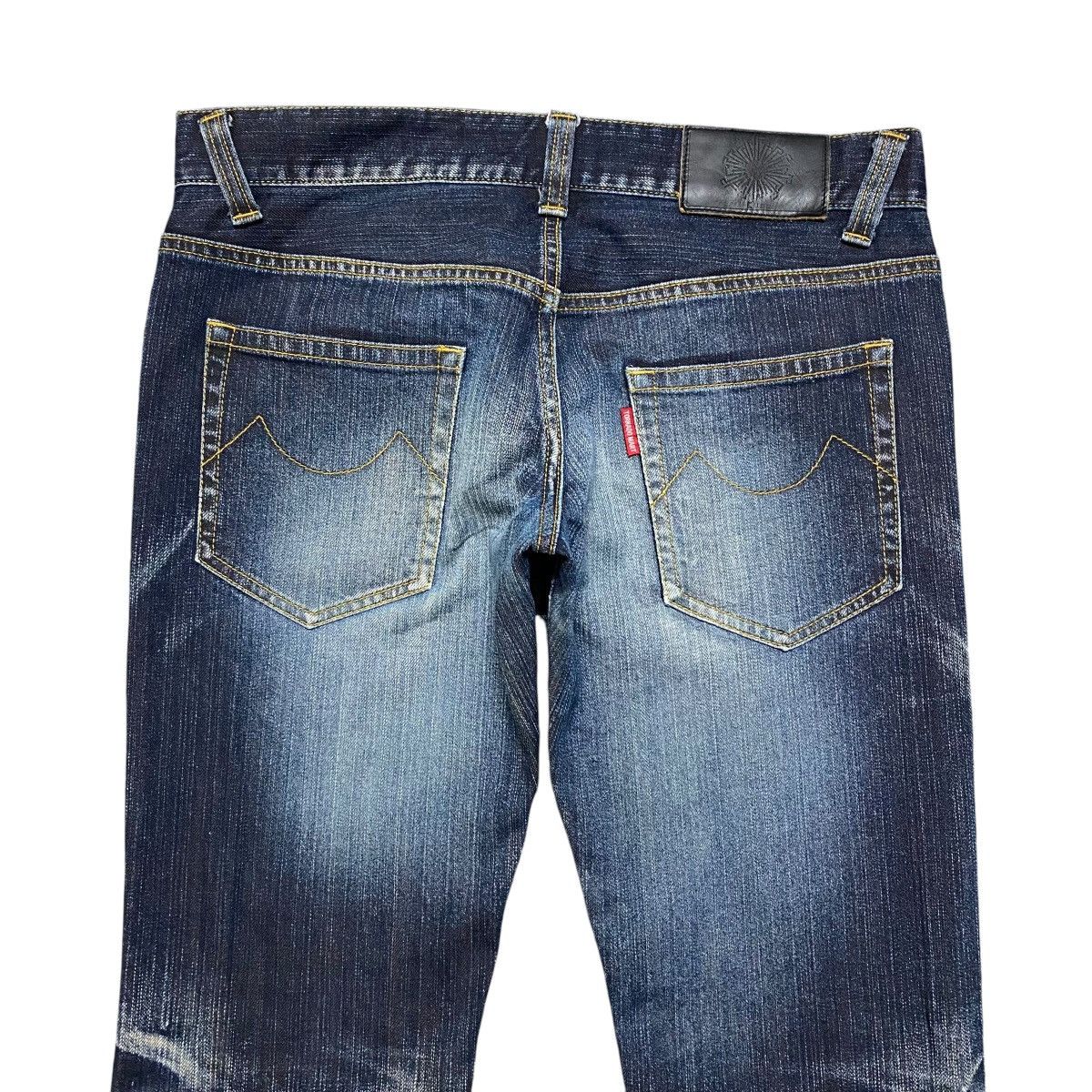 Tornado Mart Vintage Tornado Mart Denim Flare Jeans Whisker Size US 31 - 12 Thumbnail