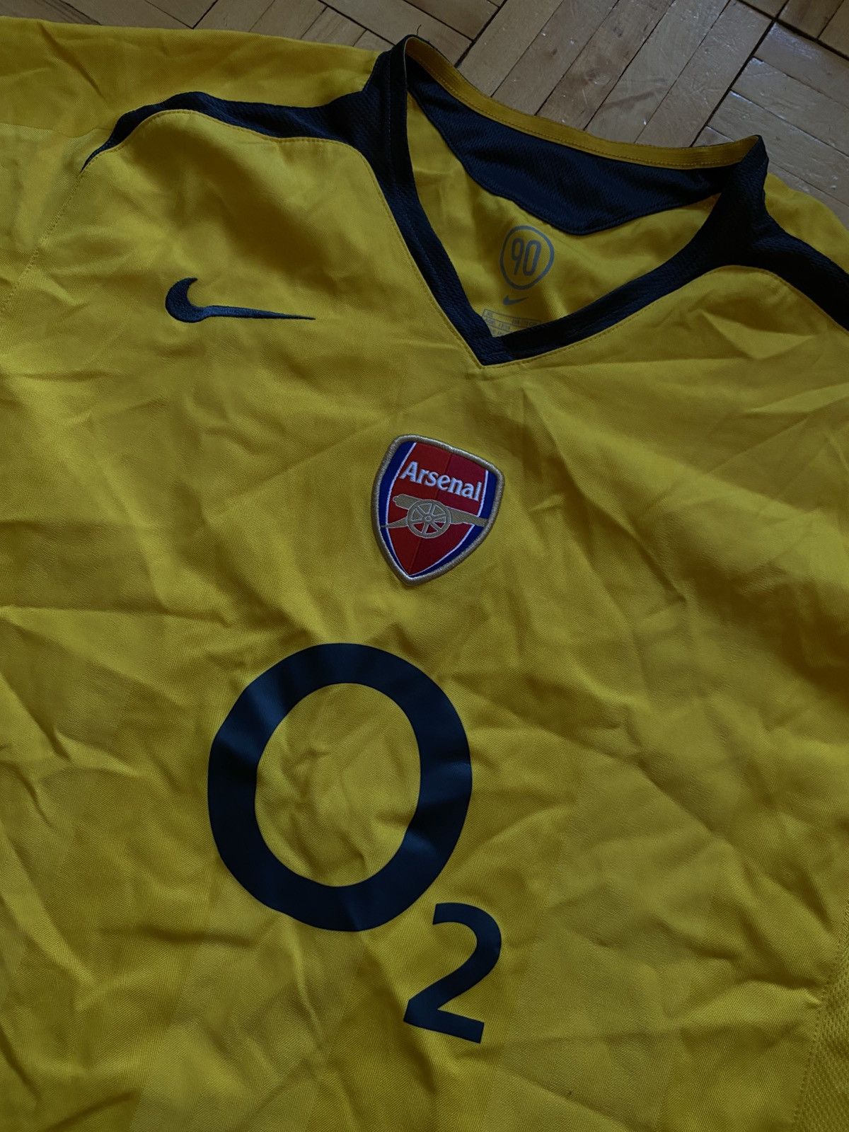Nike ARSENAL 2005-06 AWAY FOOTBALL SHIRT SOCCER JERSEY NIKE Size US XXS / EU 40 - 3 Thumbnail