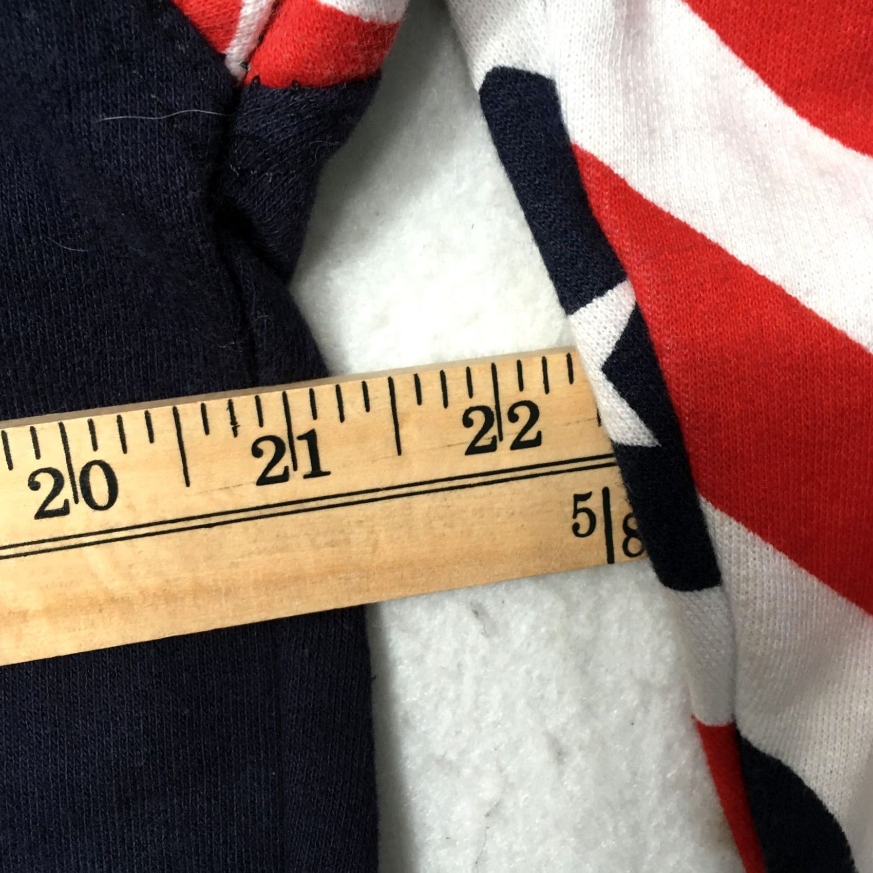 Vintage jon lauren American Flag 4th Of July Hoodie sweatshirt Stars And Stripes Adult Medium Mens Size US M / EU 48-50 / 2 - 5 Thumbnail