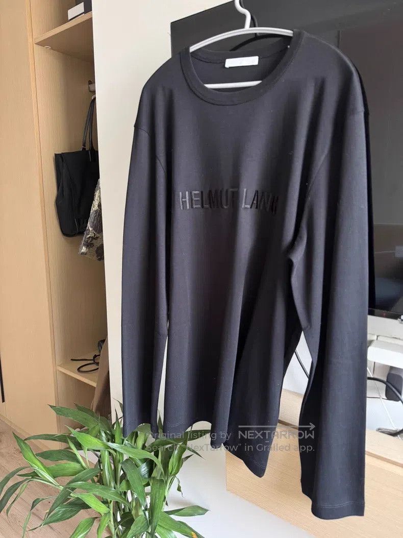 Helmut Lang Helmut Lang Solid Black Long Sleeve Size US M / EU 48-50 / 2 - 4 Thumbnail