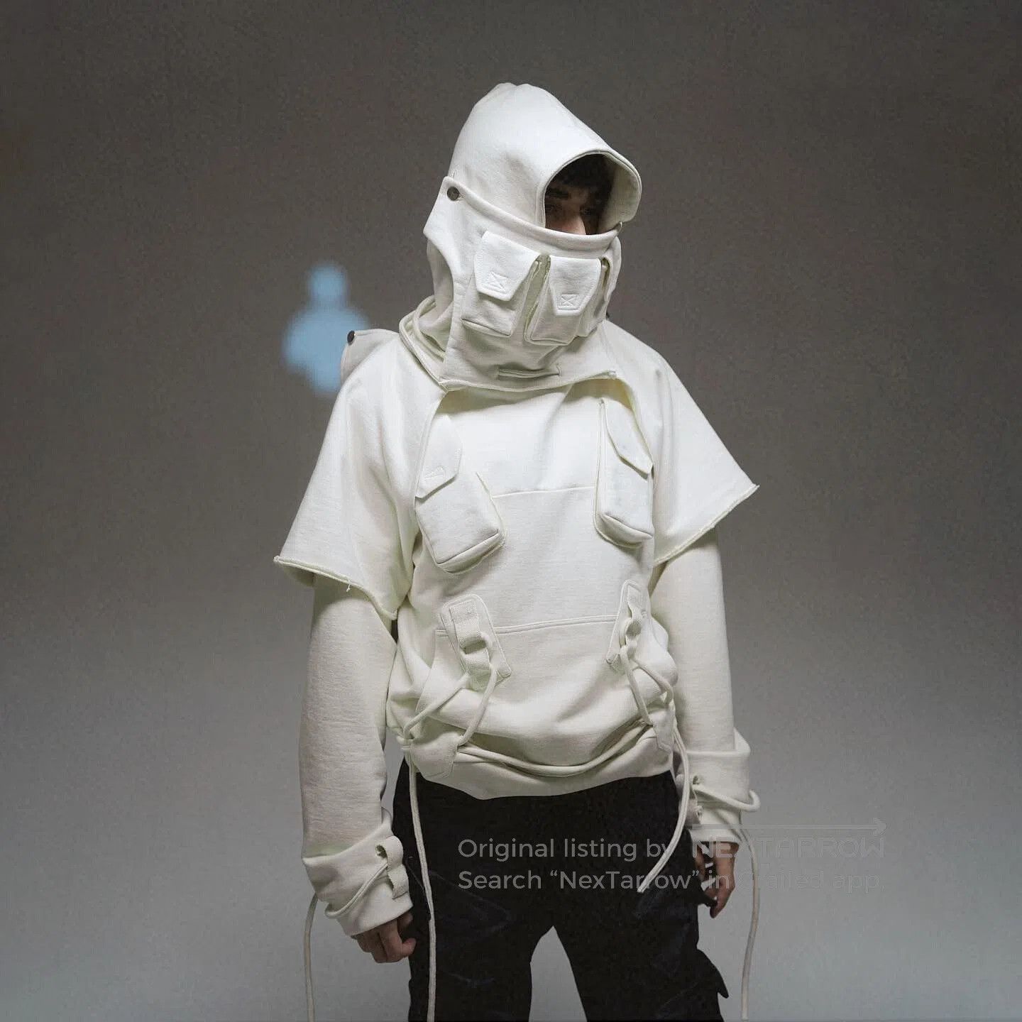 Iron Heart Iron Monster Cyberpunk Heavy Hoodie. Size US M / EU 48-50 / 2 - 8 Thumbnail