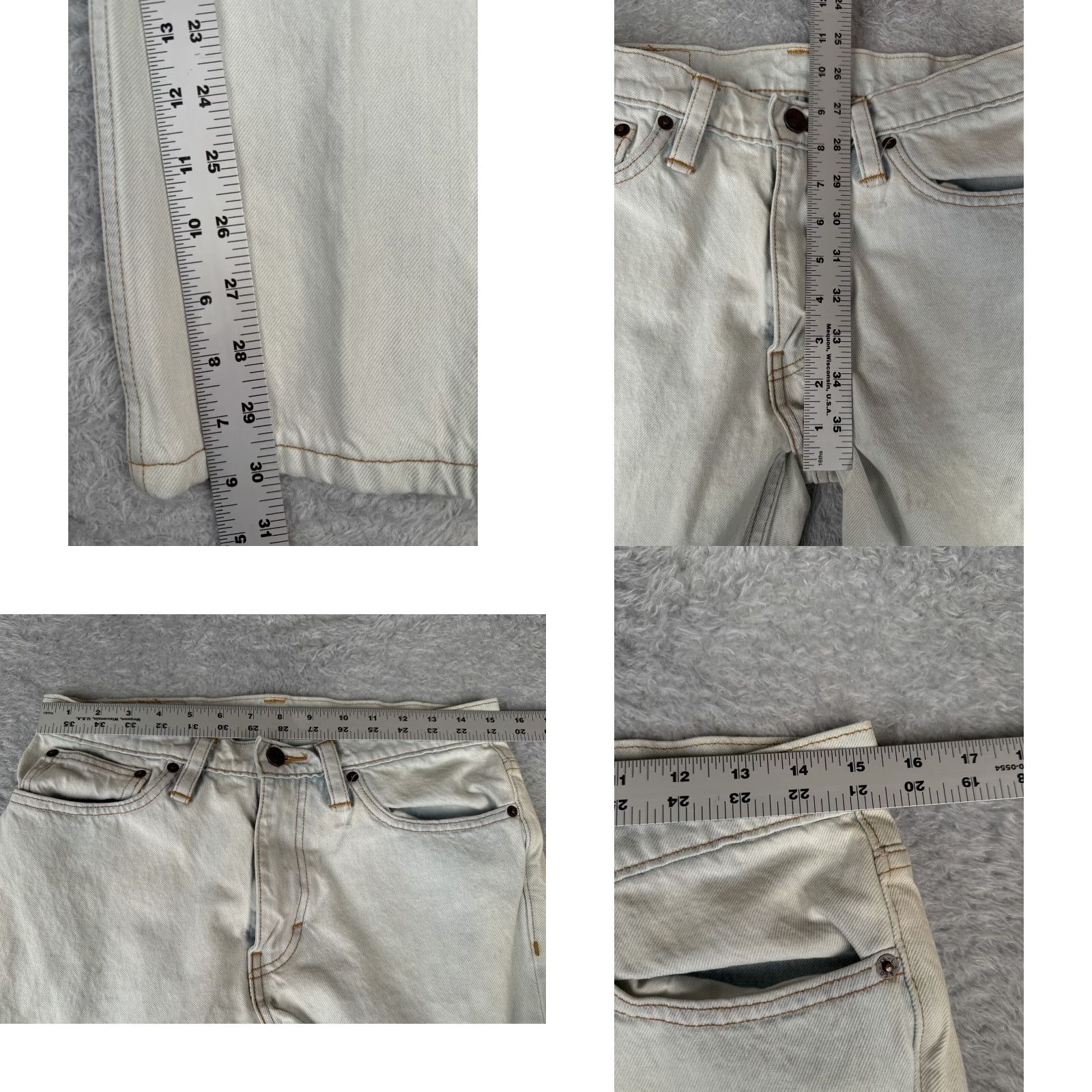 Levi's Levi's Jeans 32 Blue Denim 511 Cotton Premium Regular Straight 5-Pocket Design Mens Jeans jeans Slimming 30x30 Sample Vintage No N/A Size US 32 / EU 48 - 8 Thumbnail