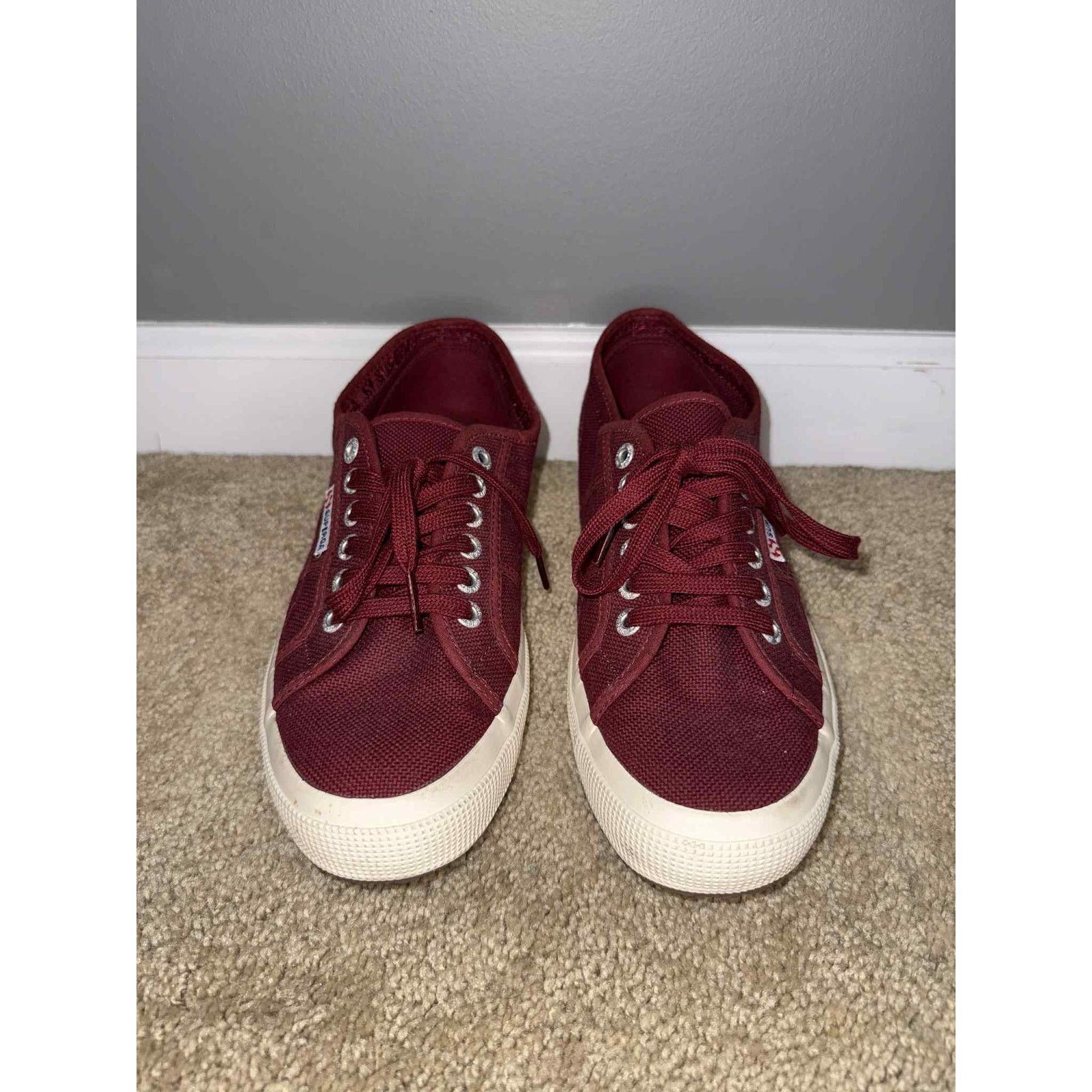 Superga Superga 2750 Cotu Trainer Sneaker Burgundy Women's 42/10.5 Size US 10.5 / IT 40.5 - 4 Thumbnail