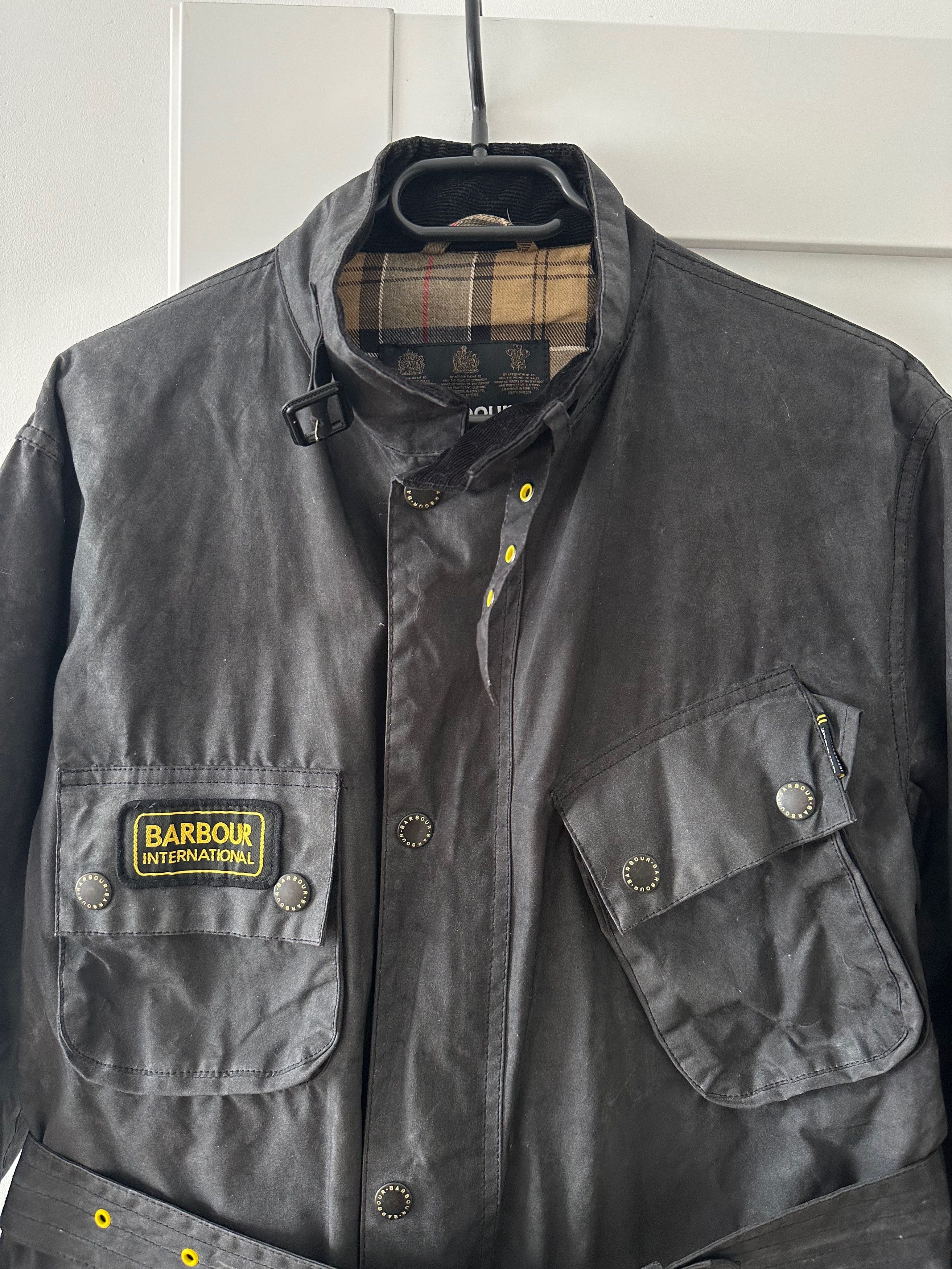 Barbour Barbour International Slim waxed belted Steve McQueen jacket Size US L / EU 52-54 / 3 - 3 Thumbnail