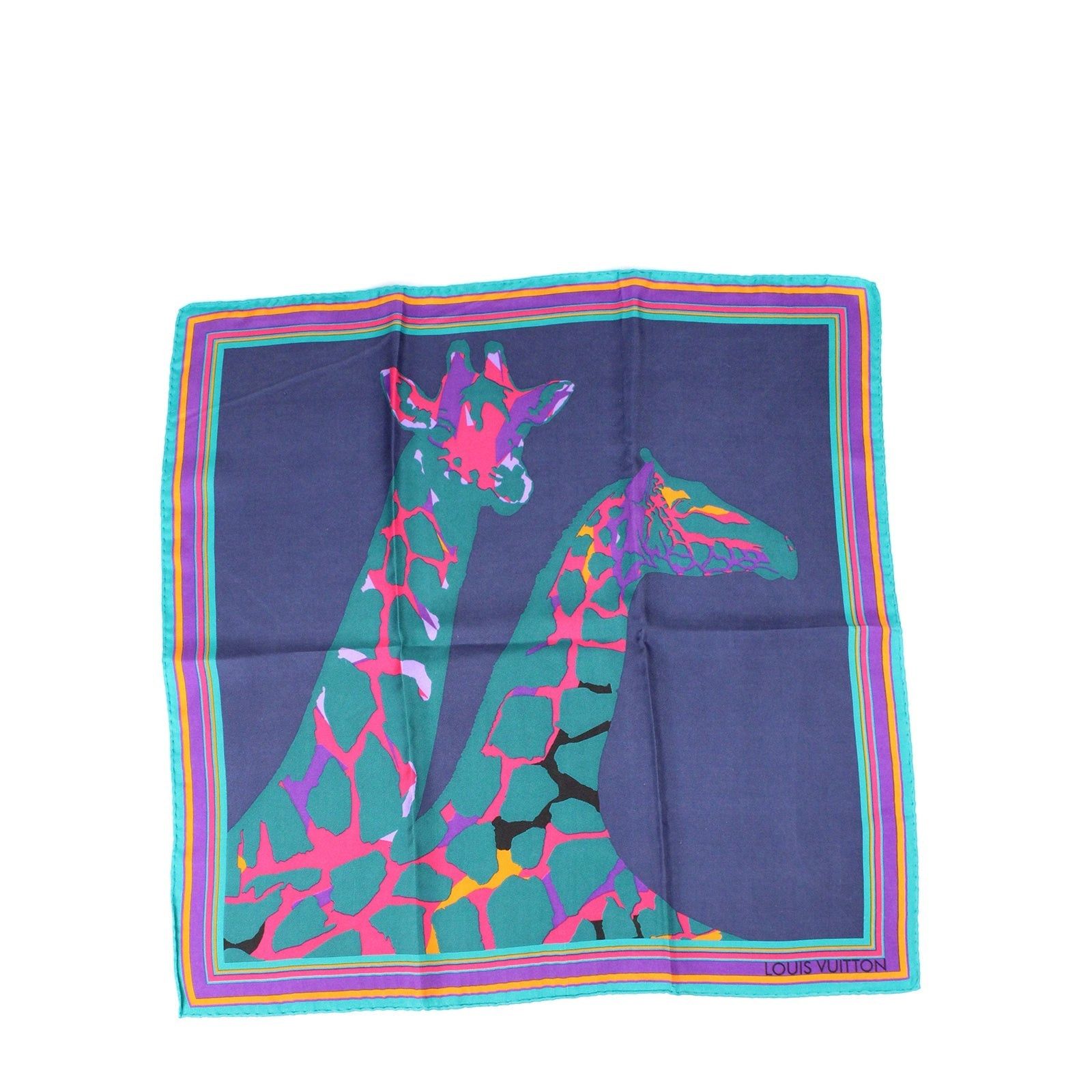 image of Louis Vuitton Louis Vuitton Scarves in Blue, Women's