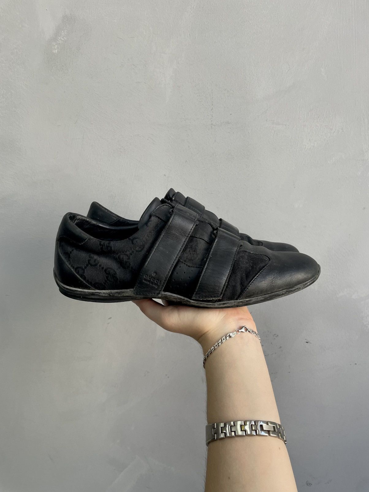 Gucci Retro Gucci monogram low sneakers 2000s 38 woman Size US 8 / IT 38 - 3 Thumbnail