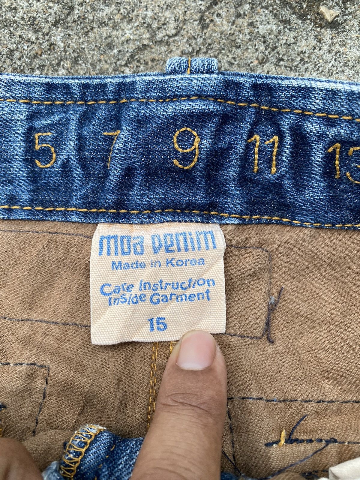 Vintage MOA Denim made in Korea Size US 28 / EU 44 - 7 Thumbnail