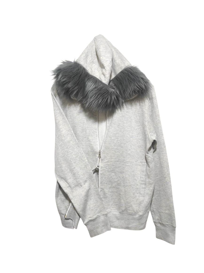 Hysteric Glamour Global Work Double Zipper Fur Hoodie i6w9 LGB Style Size US L / EU 52-54 / 3 - 1 Thumbnail