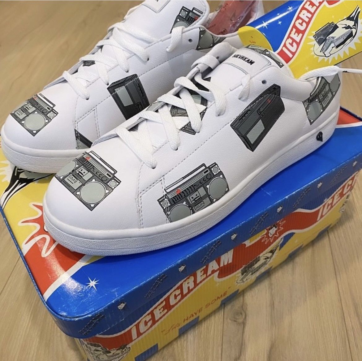 Icecream × Reebok VERY RARE OG REEBOK X BBC/ICE CREAM BOOMBOX SAMPLE BOUTIQUE Size US 11.5 / EU 44-45 - 1 Thumbnail