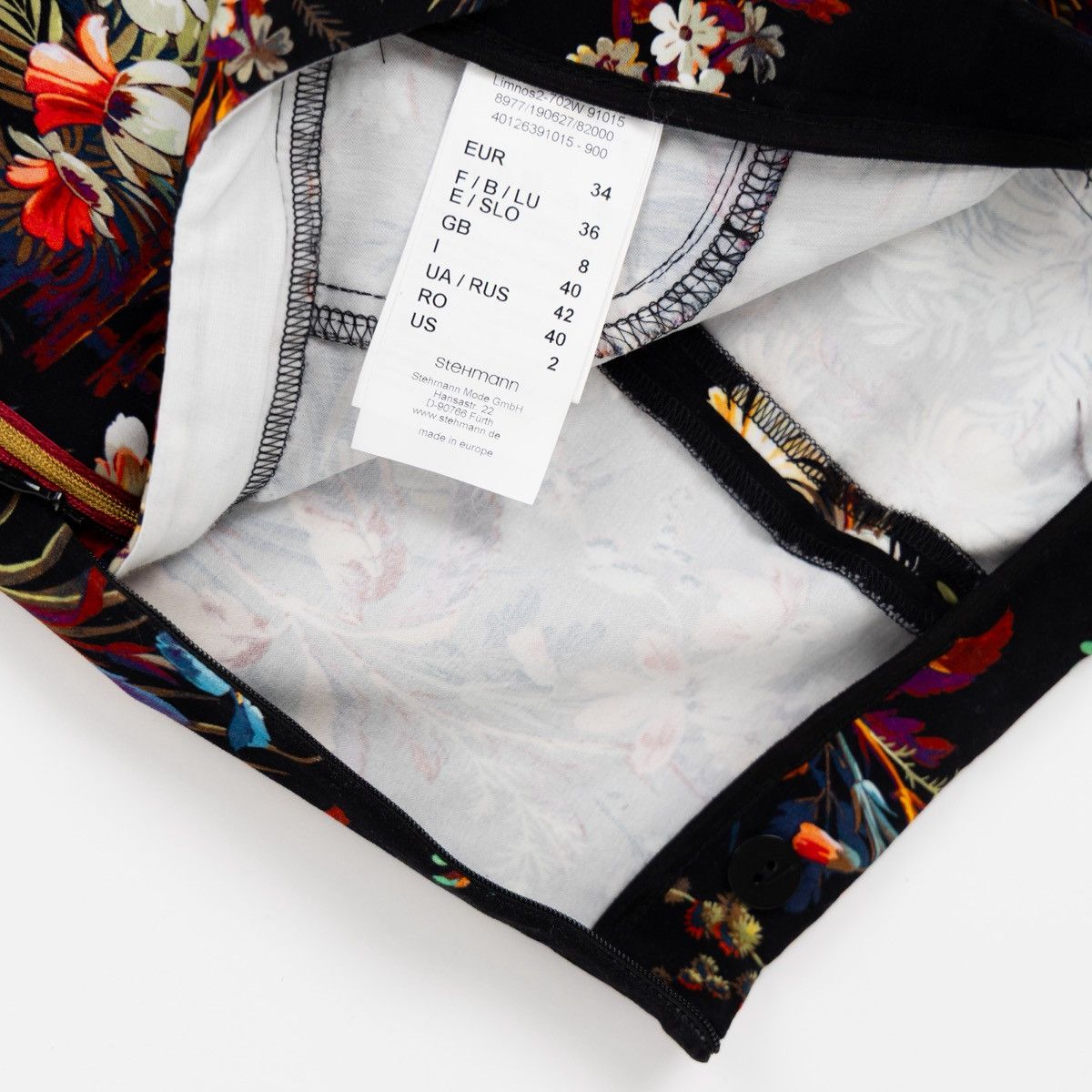 Other Stehmann Womens Floral Trousers Multicolor Stretch Pants Size 26" / US 2 / IT 38 - 6 Thumbnail