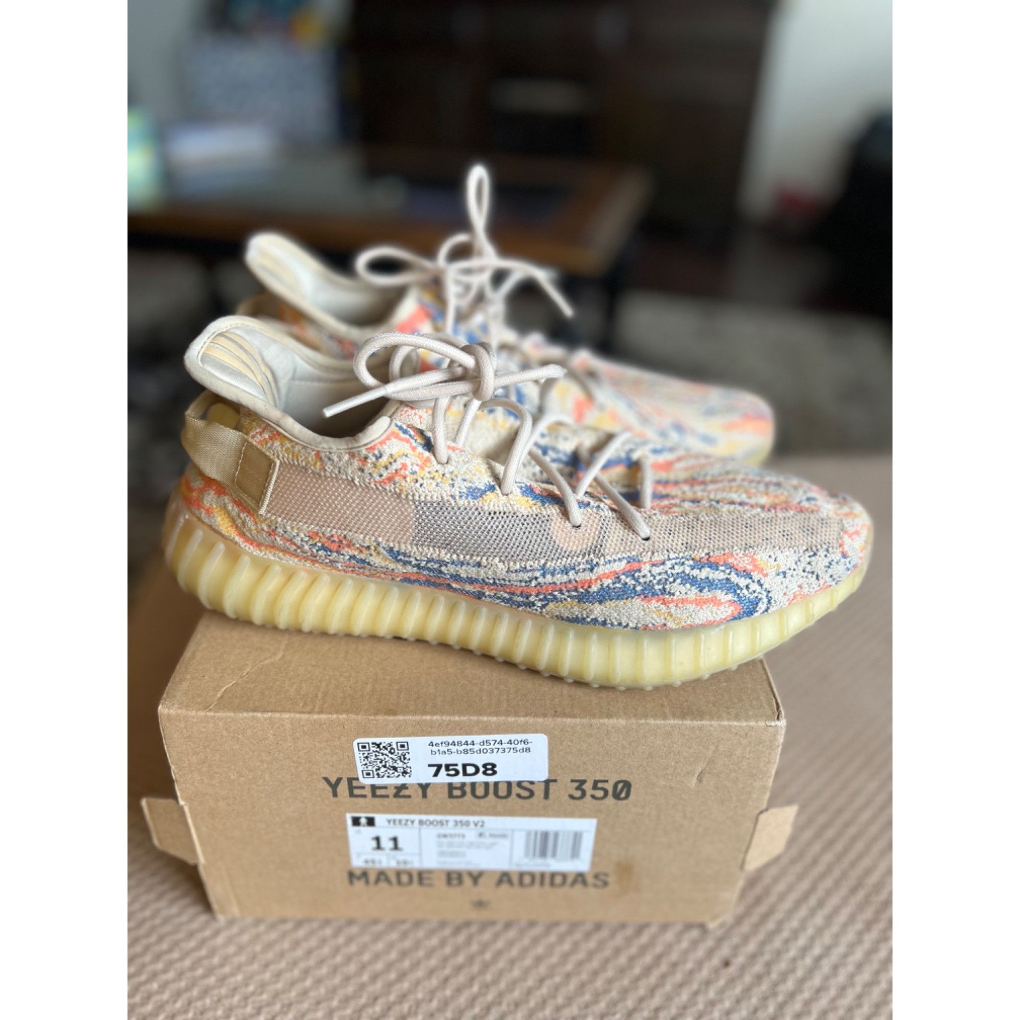 Adidas Adidas YEEZY BOOST 350 V2 MX Oat Shoes - Size 11 Size US 11 / EU 44 - 2 Thumbnail