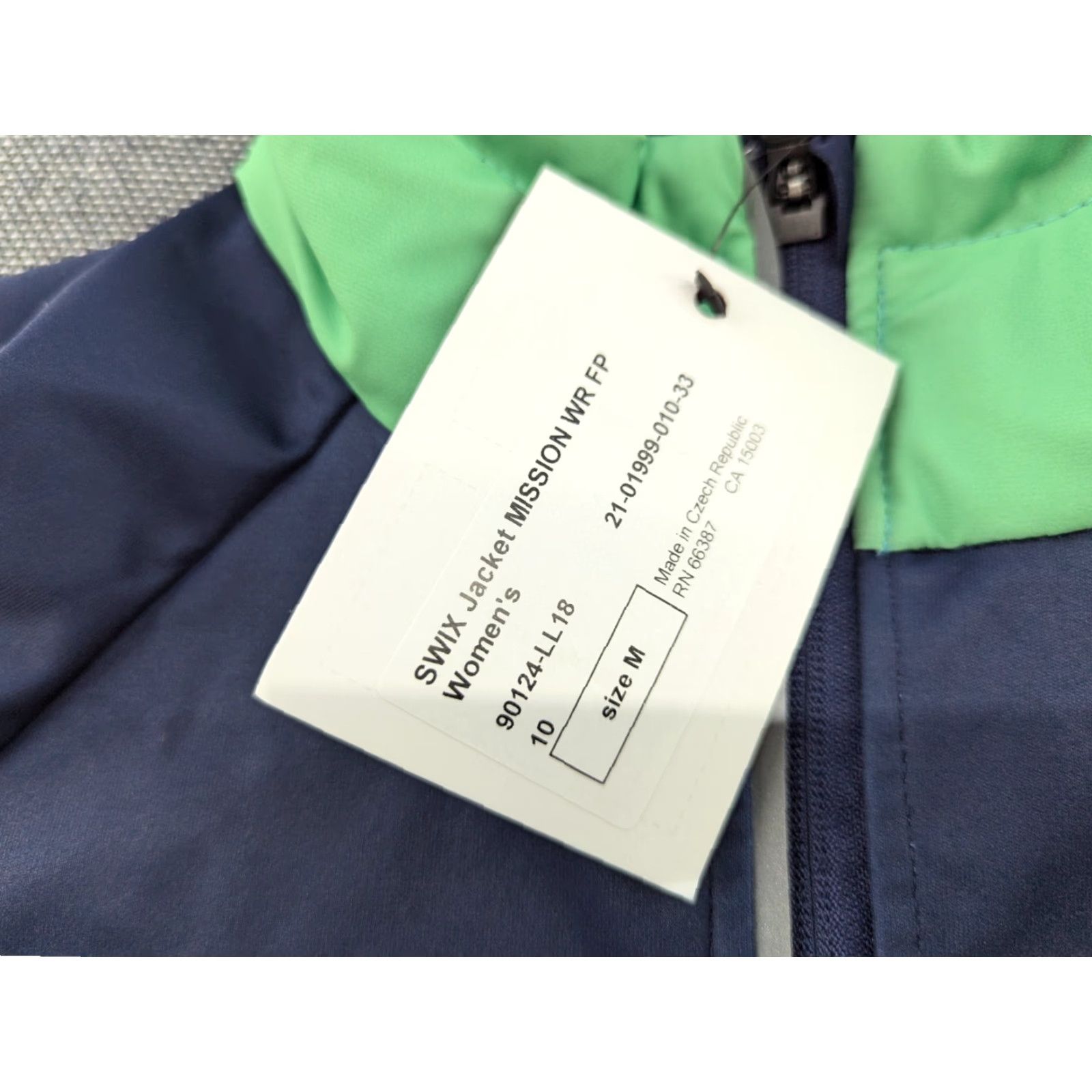 Vintage Swix Jacket Womens Medium Blue Full Zip Cross Country Ski Outdoor Size M / US 6-8 / IT 42-44 - 2 Thumbnail